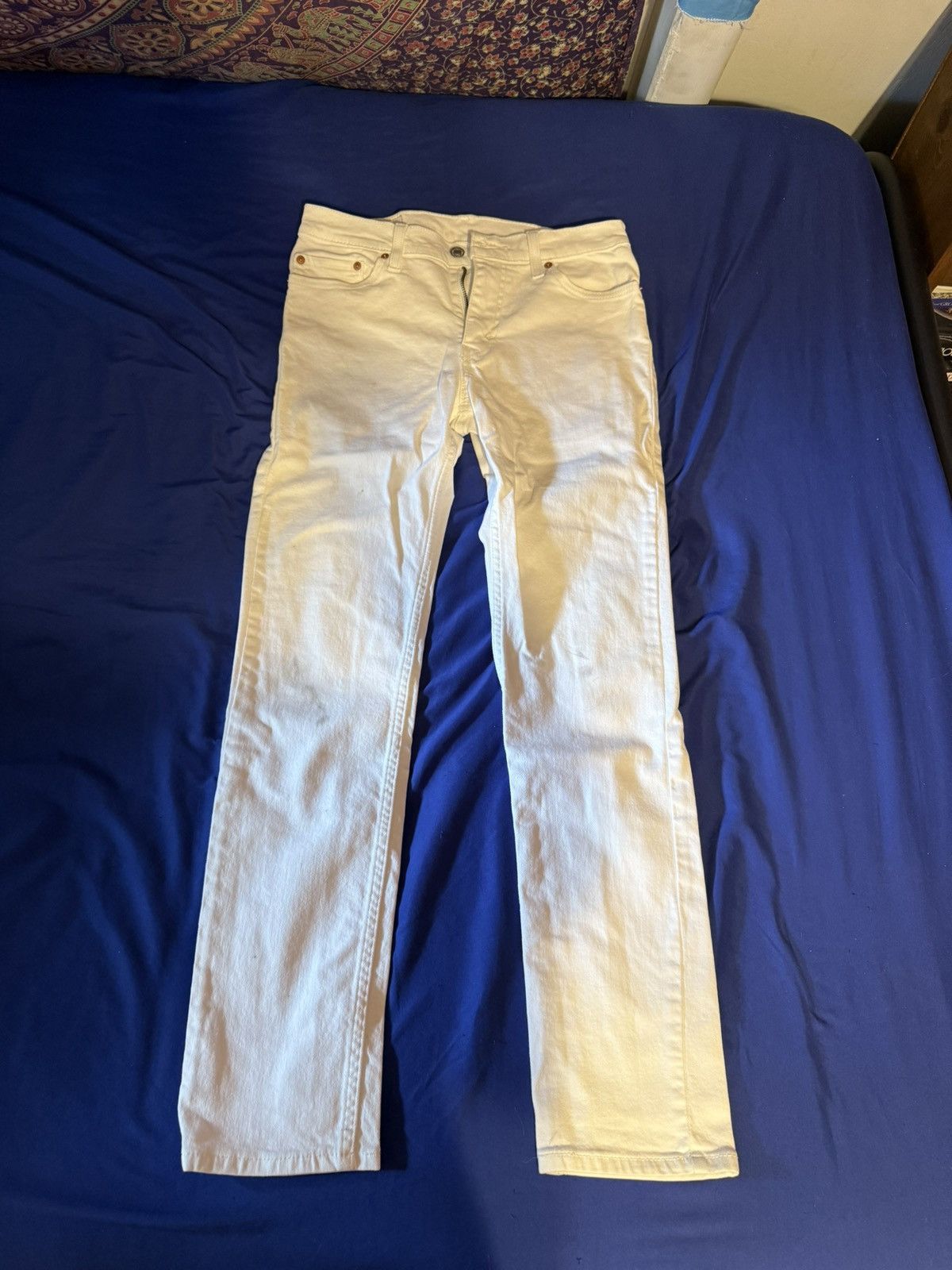 Levi's Vintage Clothing White Levi’s jeans Size US 30 / EU 46 - 1 Thumbnail