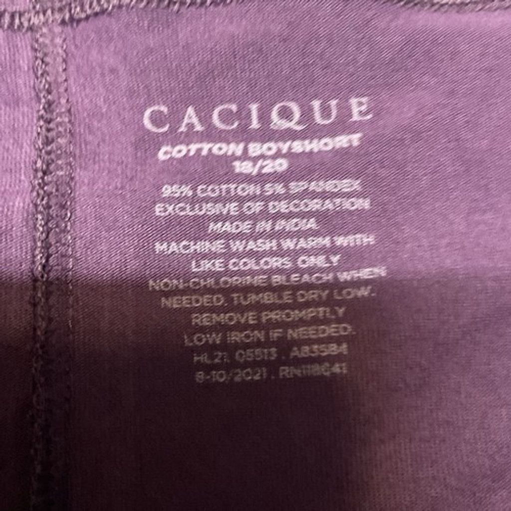 Other NWT Cacique Boyshorts Two Pair Panty Women 18/20 & 22/24 Size ONE SIZE - 2 Thumbnail
