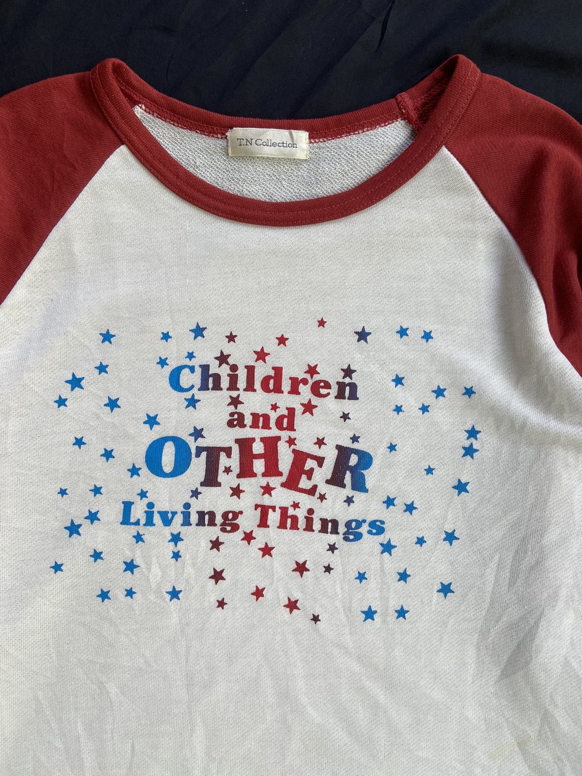 Japanese Brand CHILDREN AND OTHER LIVING THINGS RAGLAN TEE Size US S / EU 44-46 / 1 - 5 Thumbnail