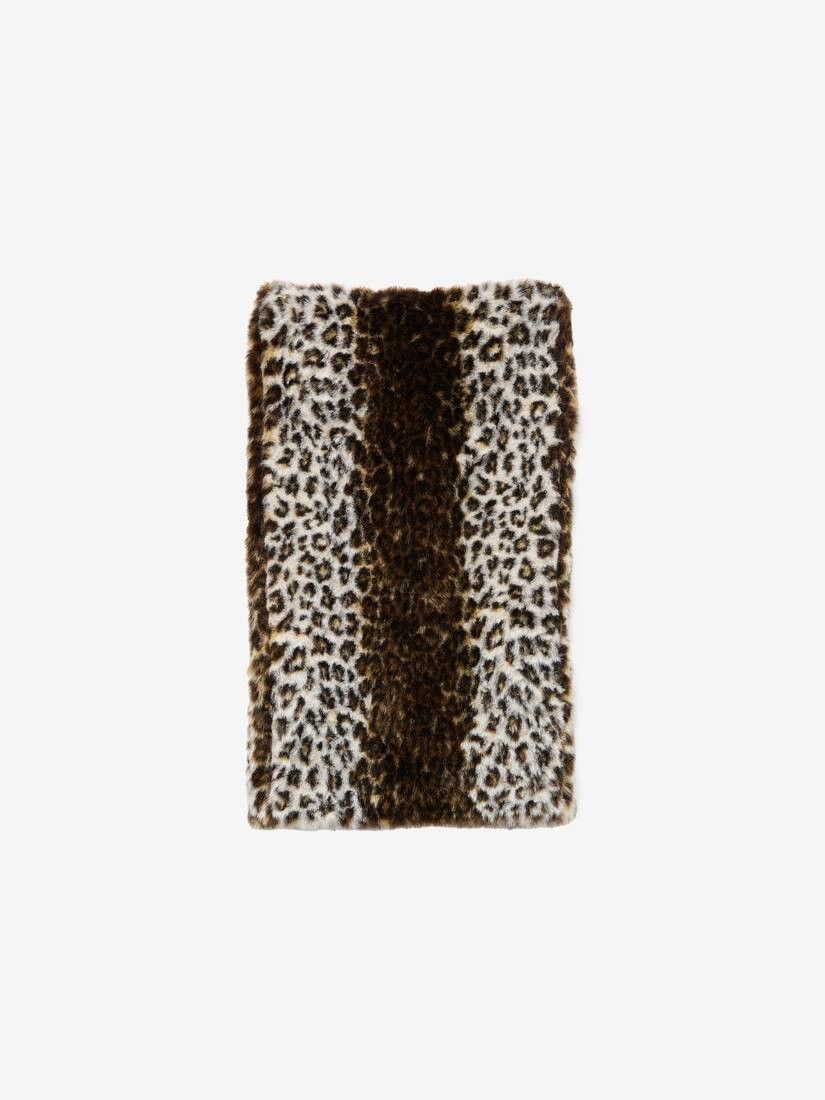 Alexander McQueen o1srvl11e0326 Leopard Jacquard Pencil Skirt in Multicolor Size 26" / US 2 / IT 38 - 1 Thumbnail