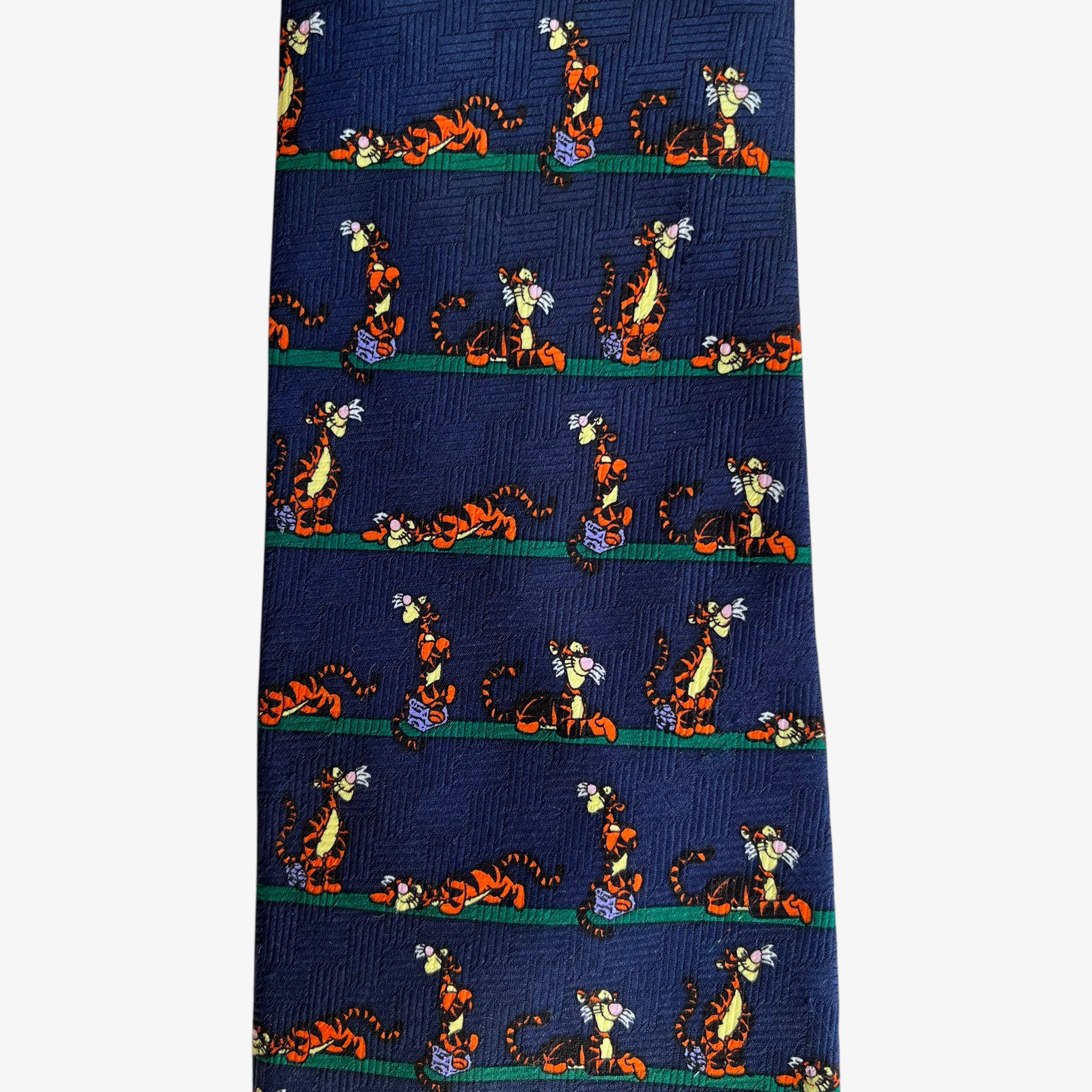Disney Vintage 90s Disney Winnie The Pooh Tigger Striped Tie Size ONE SIZE - 2 Thumbnail