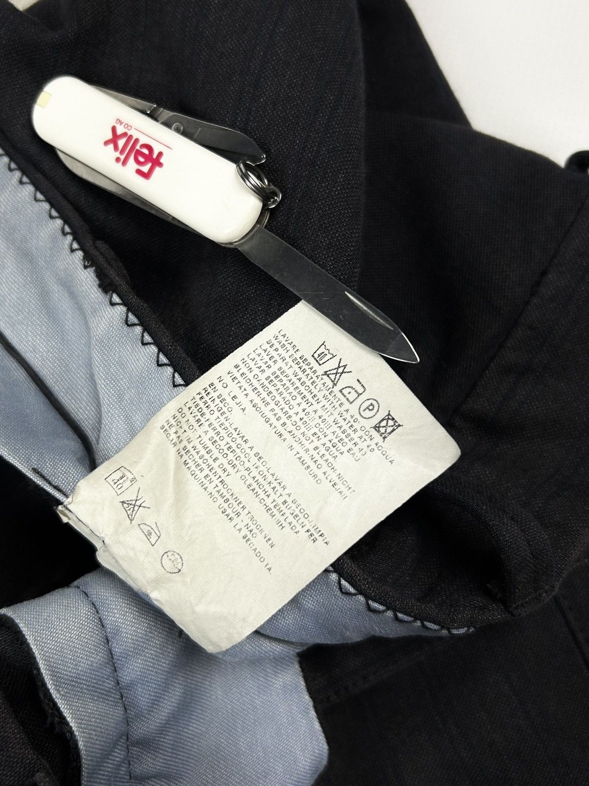 C.P. Company × Left Hand × Stone Island Vintage Stone Island Casual Trousers Italy Designer Size US 32 / EU 48 - 15 Thumbnail