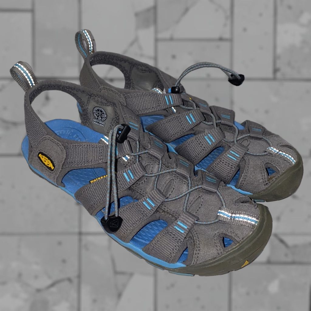 KEEN KEEN Women's Gray Pull Tightener Athletic Sandals Size 7 EU 37.5 Flat Size US 4.5 / IT 34.5 - 1 Thumbnail