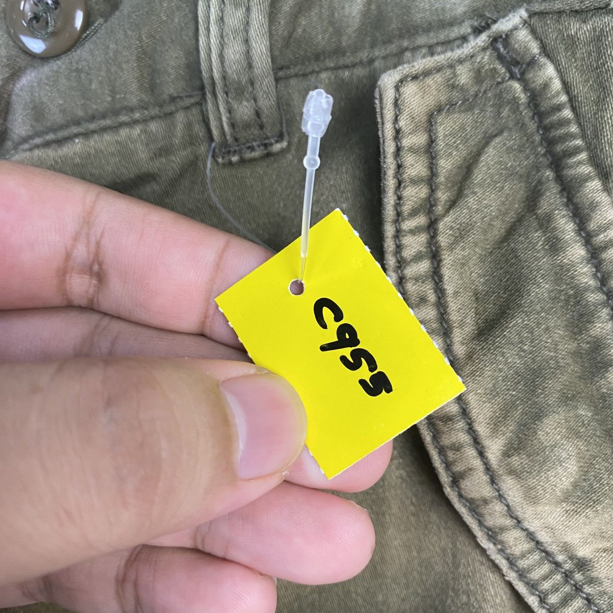 Japanese Brand DL Back Sound Green Cargo Multipocket Pants #C955 Size US 30 / EU 46 - 13 Thumbnail