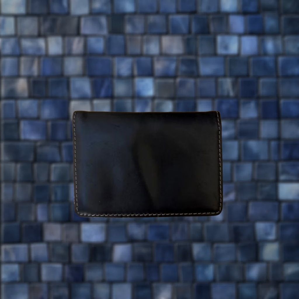 Ralph Lauren RRL Ralph Lauren Card Case Wallet Black Leather Unisex Size ONE SIZE - 1 Thumbnail