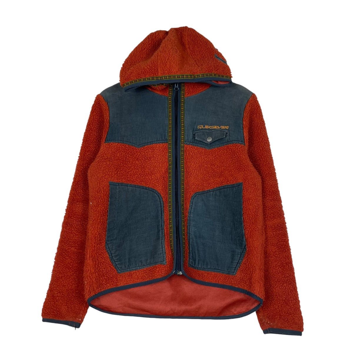 Quiksilver 💥QUIKSILVER BOA FLEECE ZIPPER HOODIE SWEATER Size US M / EU 48-50 / 2 - 1 Thumbnail