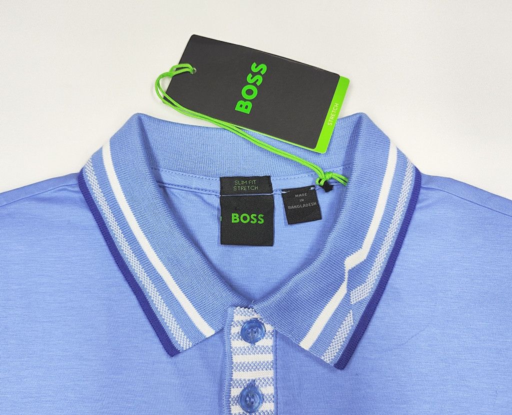 Hugo Boss HUGO BOSS with tag light blue colar tshirt Size US S / EU 44-46 / 1 - 2 Thumbnail