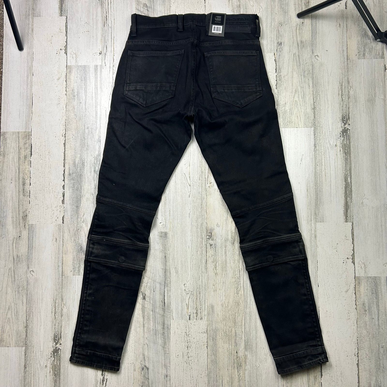 G-Star G-Star RAW Airblaze 3D Skinny Fit Black Jeans Size US 30 / EU 46 - 8 Thumbnail