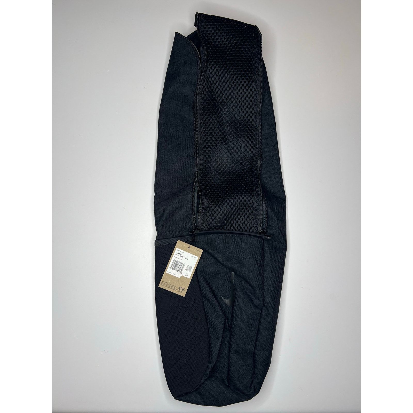 Nike Nike Yoga Mat Bag Black Dark Grey Mesh Water Bottle Holder Size ONE SIZE - 1 Thumbnail