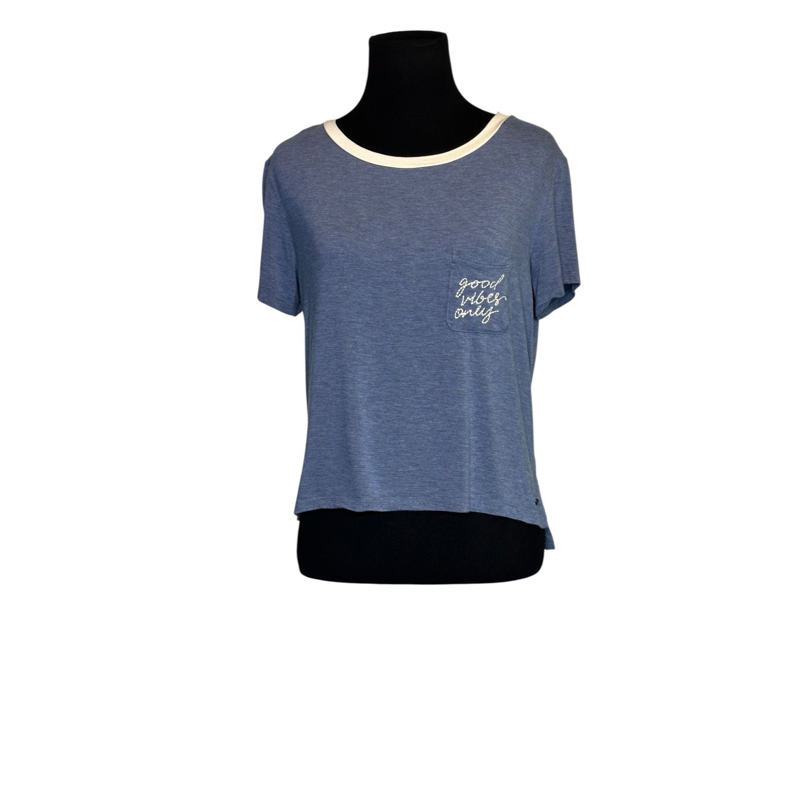 American Eagle Outfitters American Eagle blue short sleeves T-shirt size Small Size S / US 4 / IT 40 - 14 Thumbnail