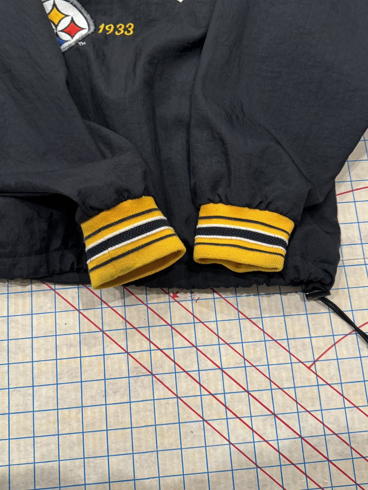 Champion Champion Pittsburg Steelers Pull Over Jacket Men Size XL Blk Size US XL / EU 56 / 4 - 7 Thumbnail