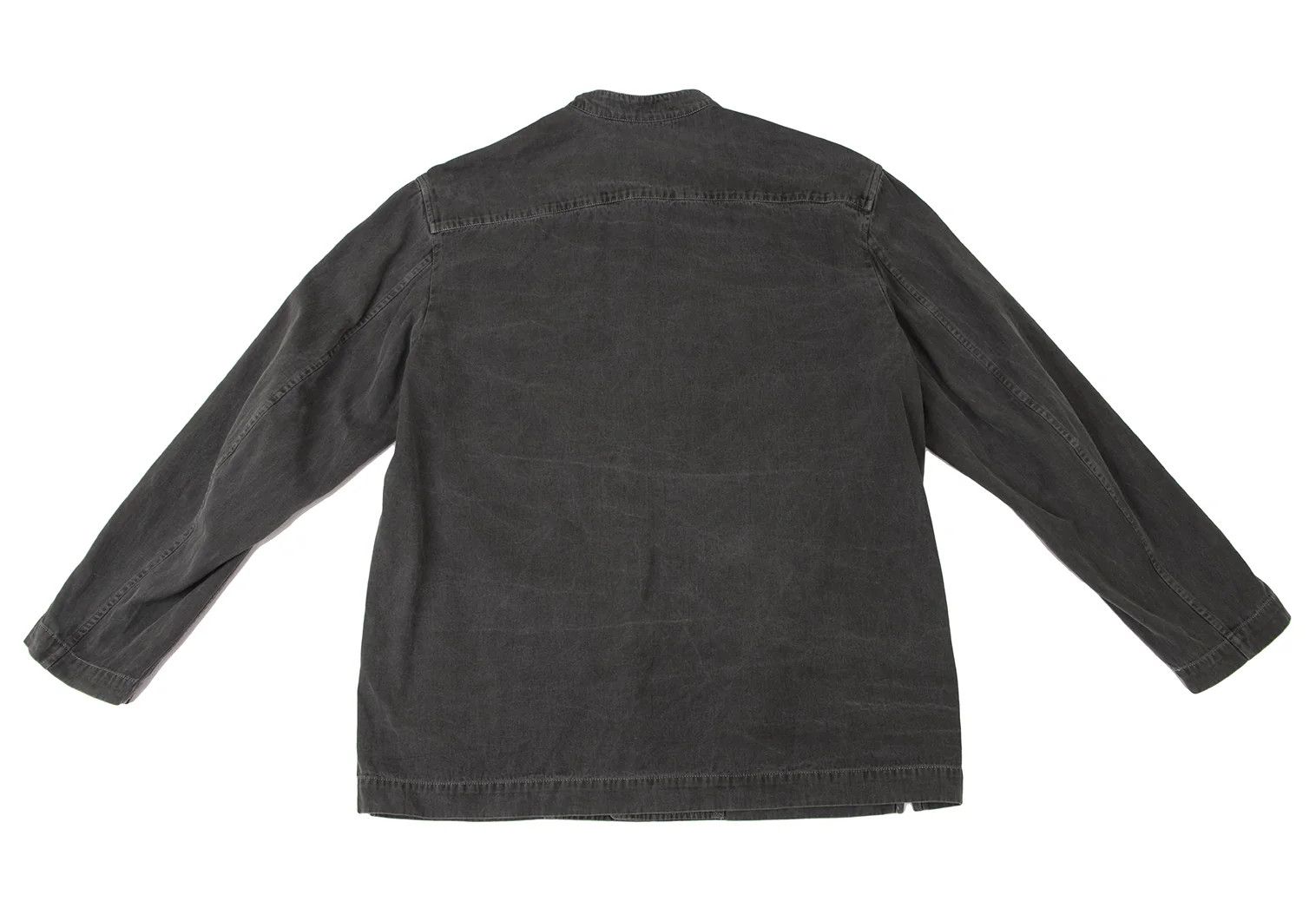 Issey Miyake Band Collar Duck Work Jacket in Charcoal L Size US L / EU 52-54 / 3 - 11 Thumbnail