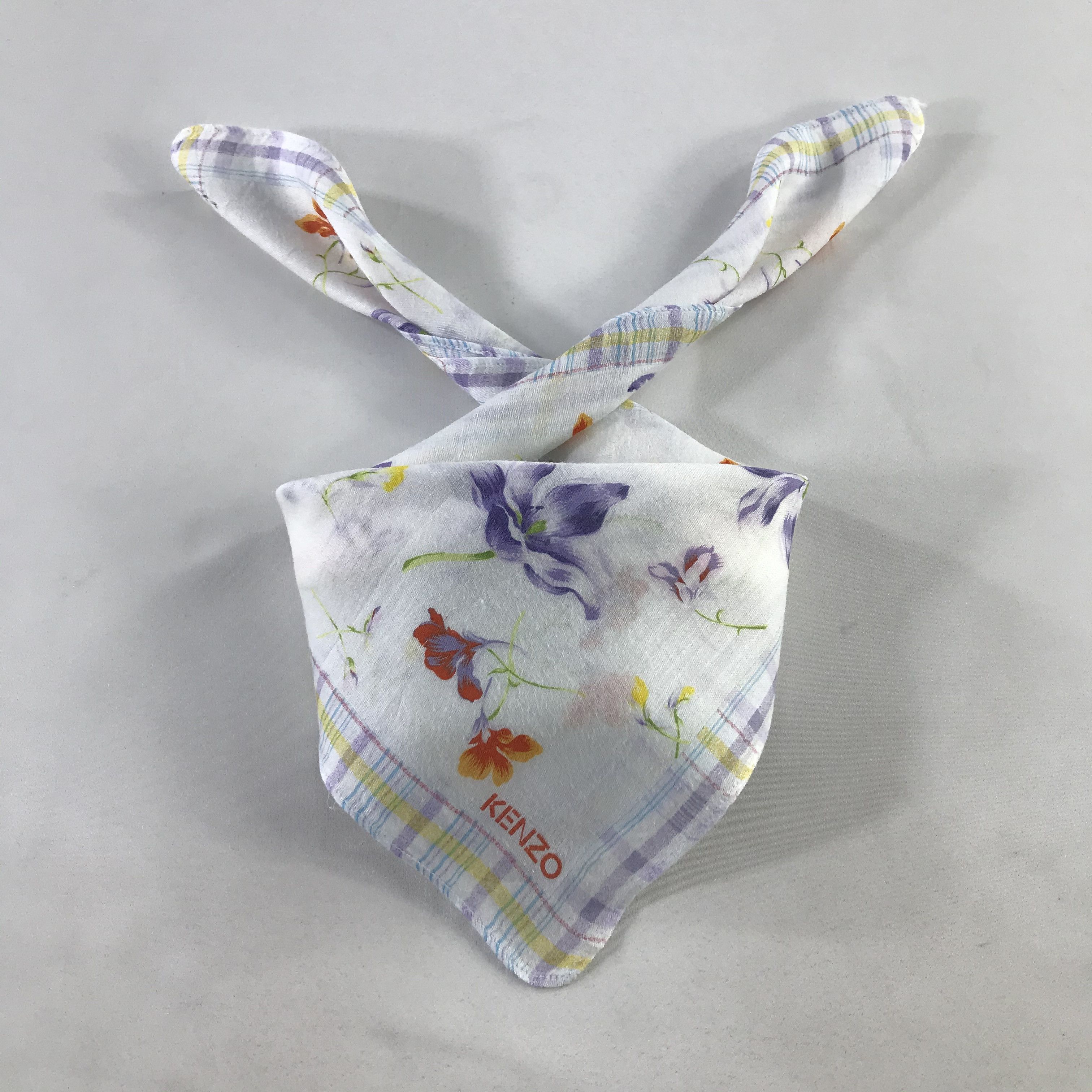 Kenzo × Vintage Kenzo Bandana / Handkerchief / Neckerchief - S1049 Size ONE SIZE - 3 Thumbnail