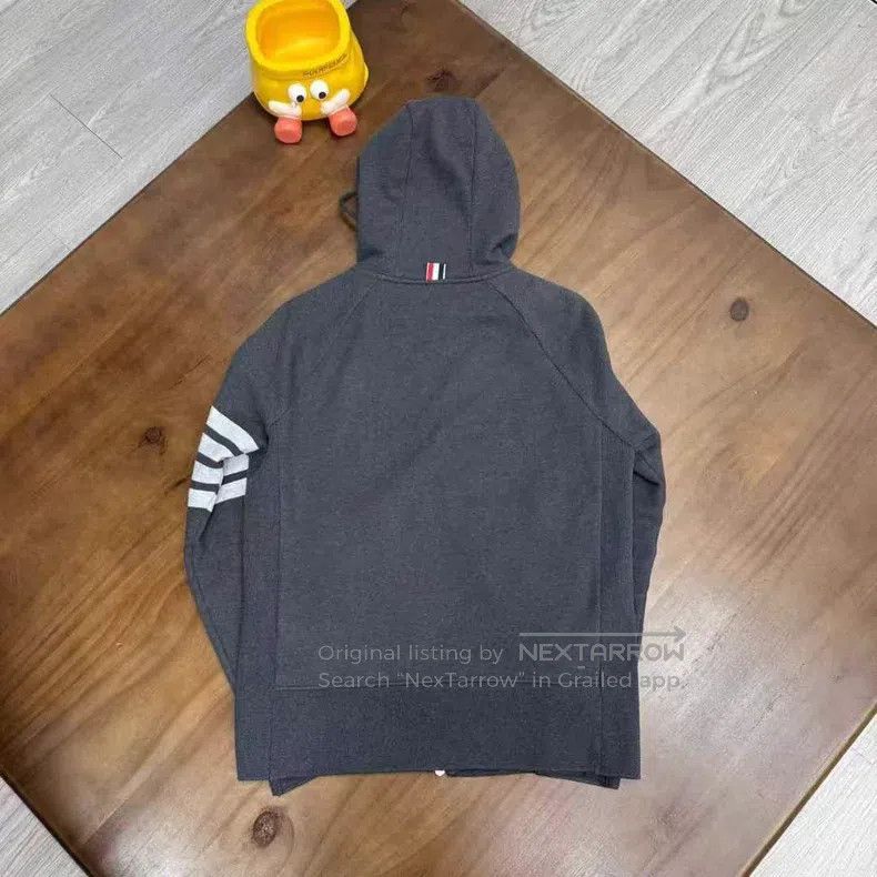 Thom Browne Thom Browne Grey Zip-Up Jacket Size US L / EU 52-54 / 3 - 2 Thumbnail