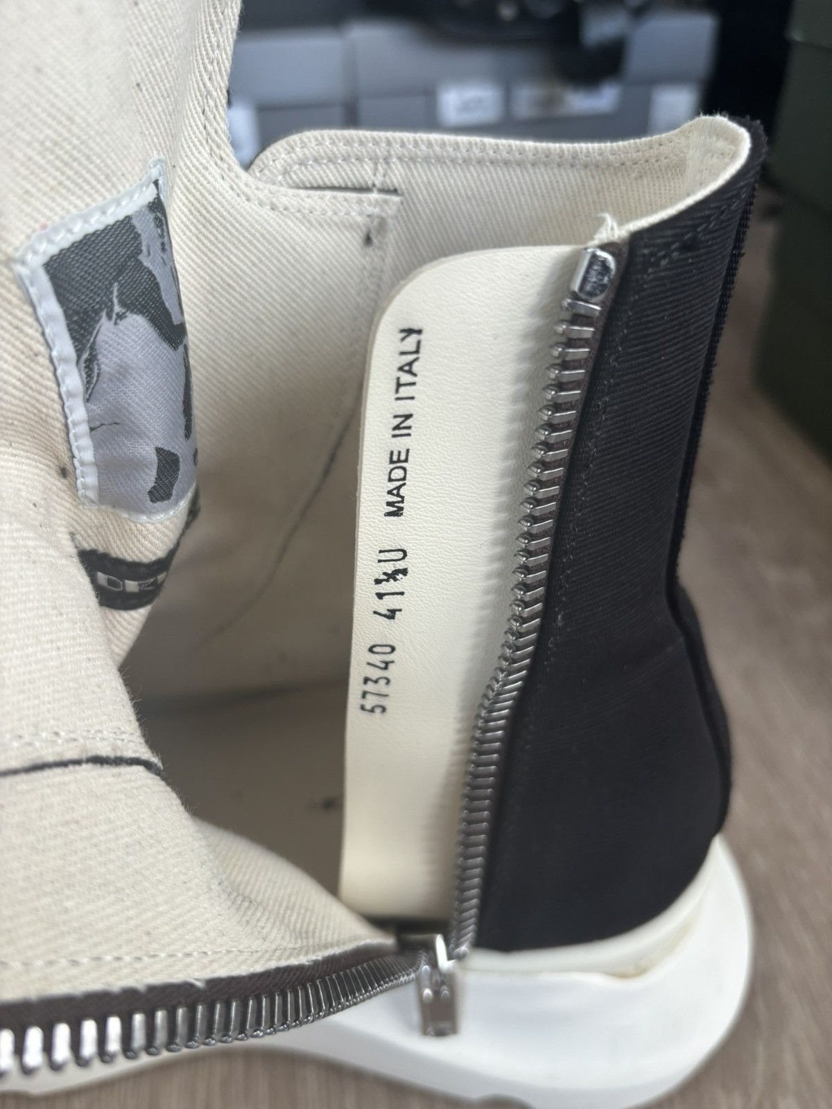 Rick Owens Drkshdw Rick Owens Drkshdw Abstract Ramones Size US 8.5 / EU 41-42 - 3 Thumbnail