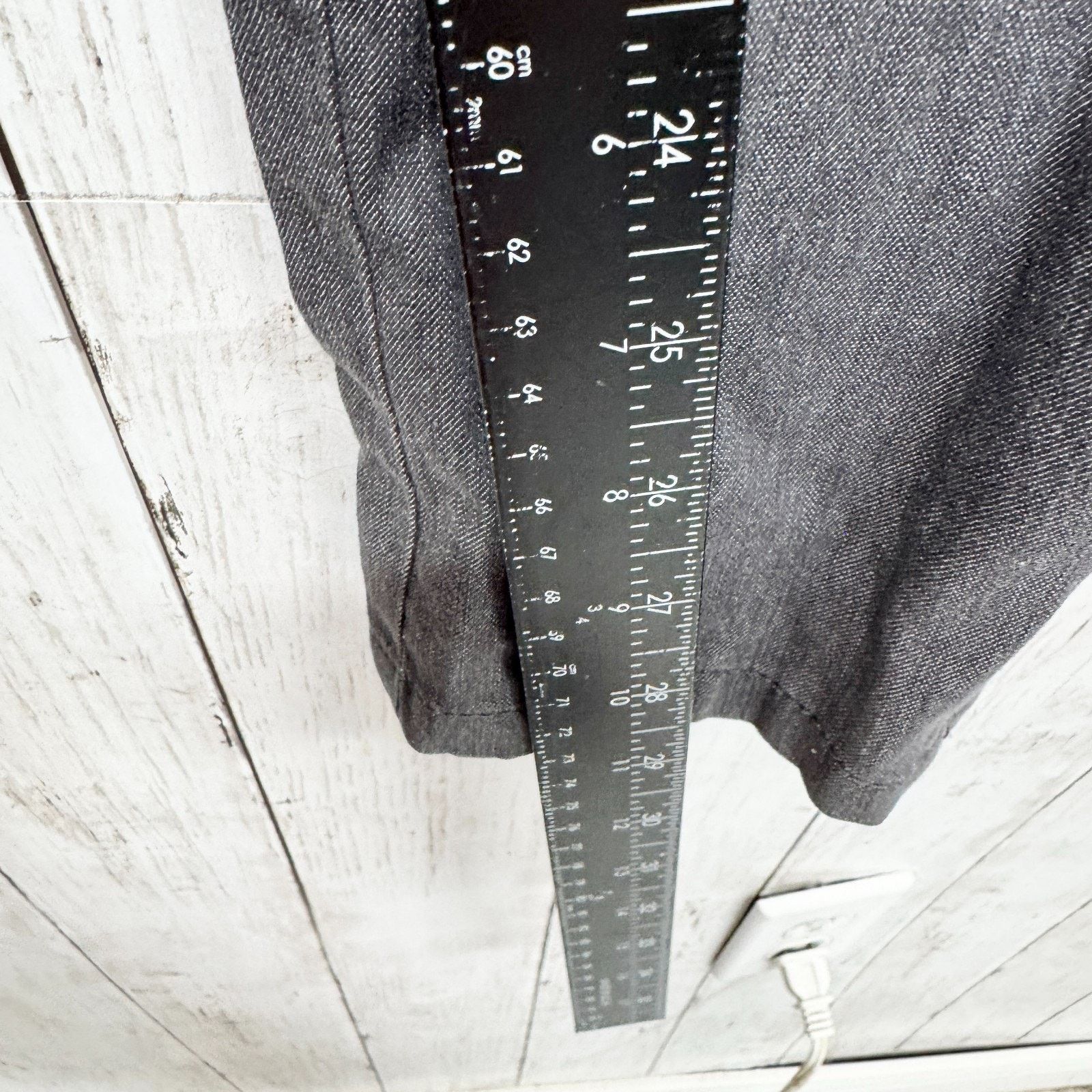 Theory Theory Pants 6 Slim Split Straight Jeans Washed Gray Pockets Size 28" / US 6 / IT 42 - 5 Thumbnail