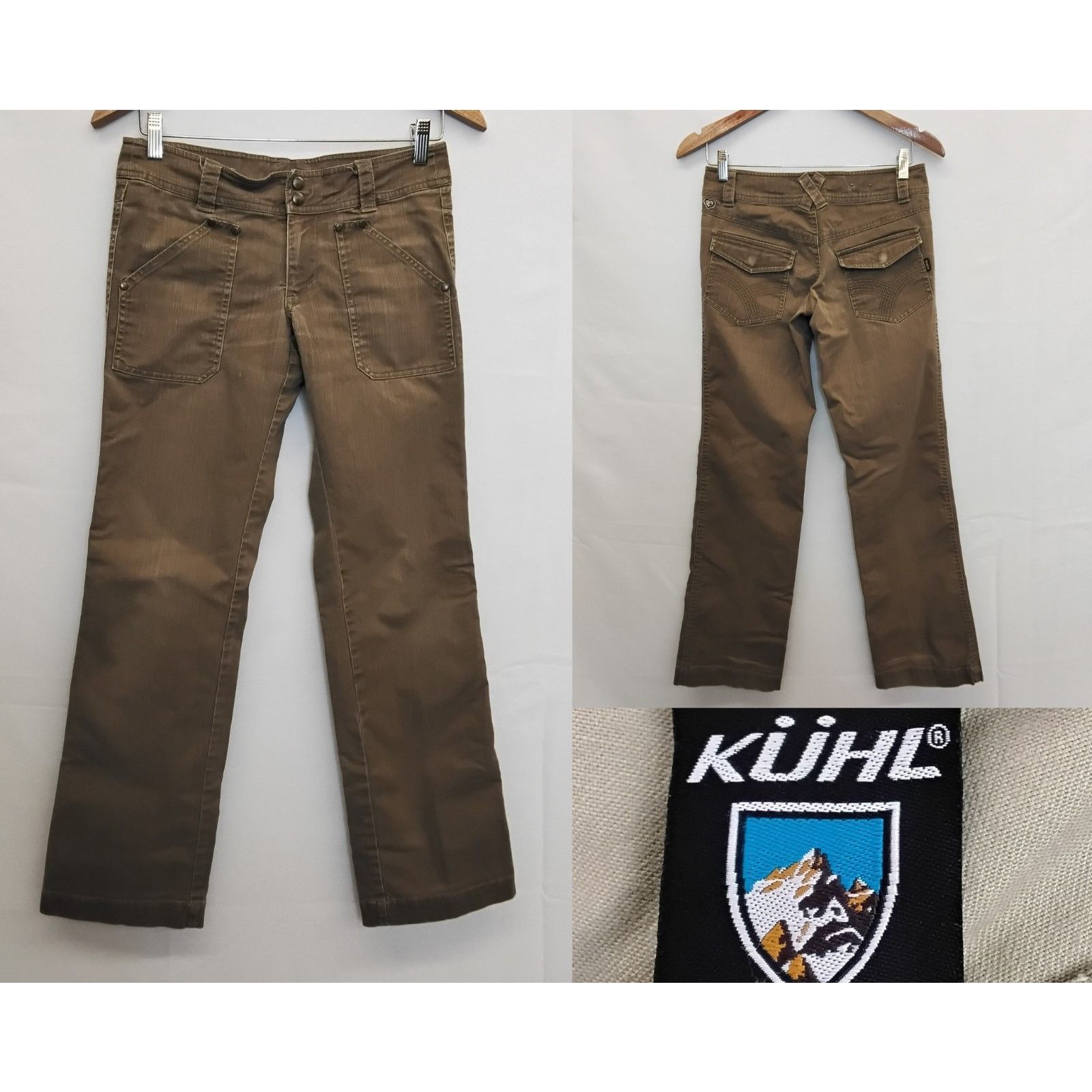 Kuhl Kuhl Low Rise Jeans Women's 4 (29x30) Brown Denim Size 29" - 1 Thumbnail
