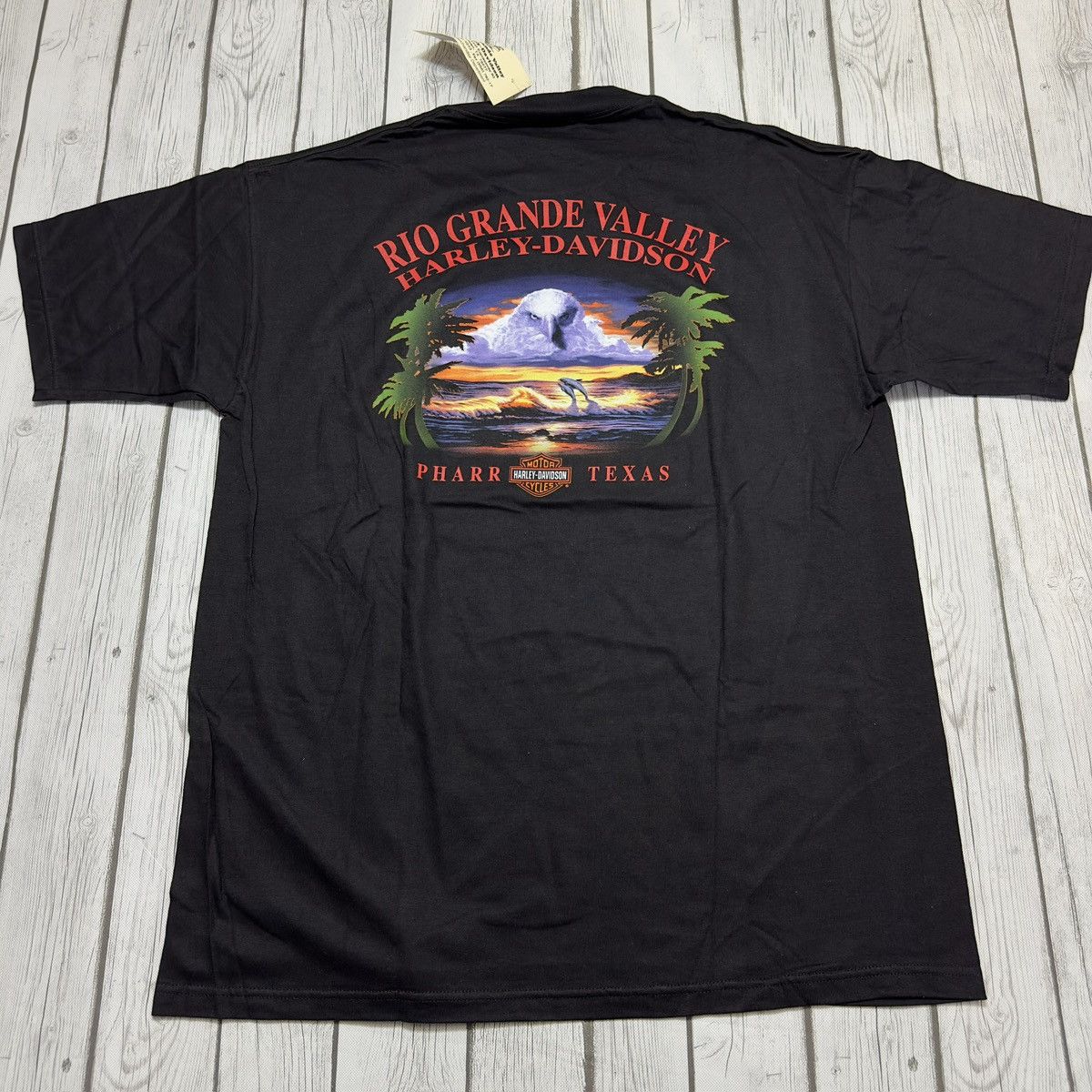 Harley Davidson × Vintage Vintage Harley Davidson tee Size US XL / EU 56 / 4 - 2 Thumbnail