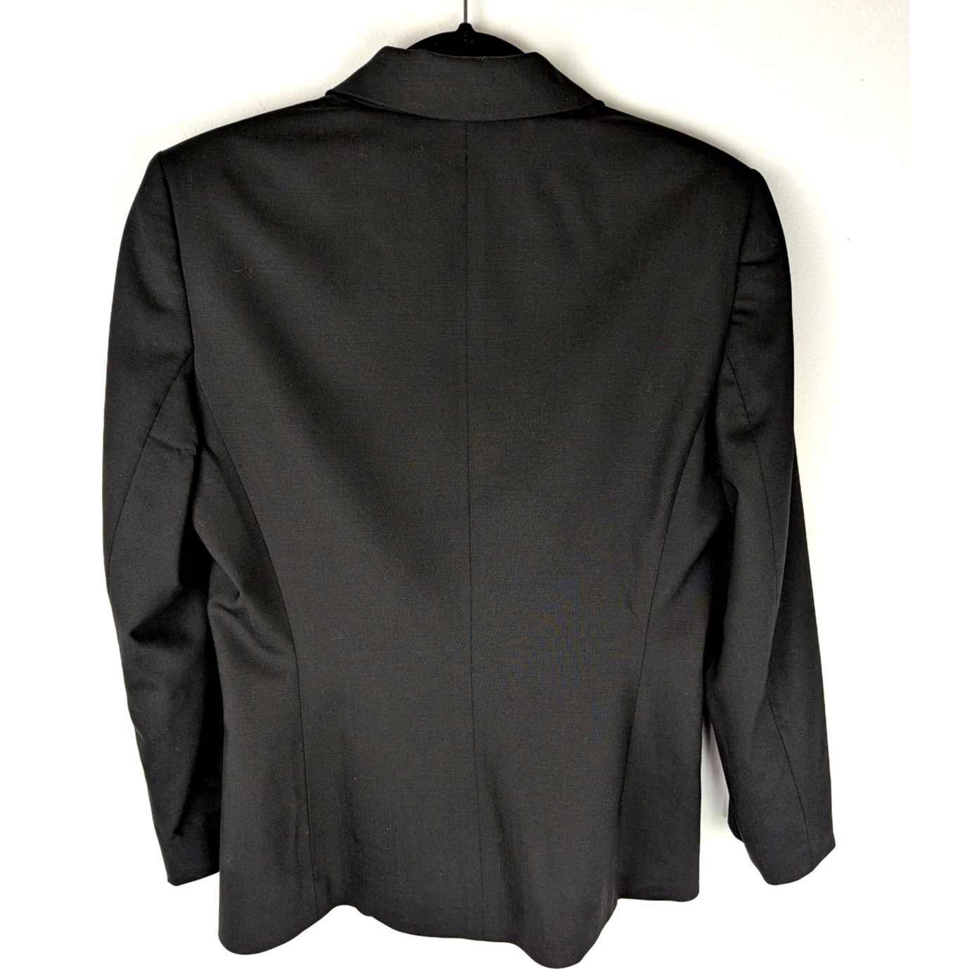 Other Antonio Melani Wmns Sz 8 Black Blazer Virgin wool EUC Size M / US 6-8 / IT 42-44 - 5 Thumbnail