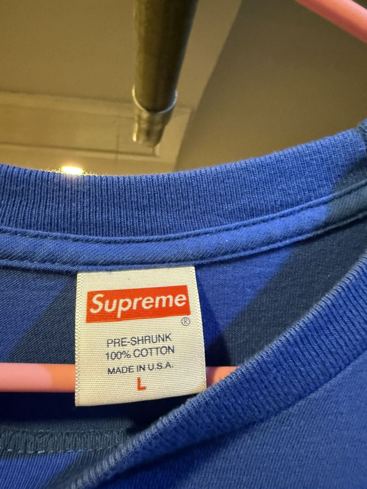 Supreme ROYAL BLUE SUPREME DINO TEE Size US L / EU 52-54 / 3 - 2 Thumbnail