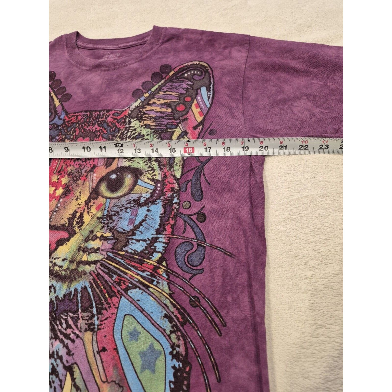 The Mountain The Mountain Shirt Med Purple Tie Dye Kitty Cat Print 2013 Size M / US 6-8 / IT 42-44 - 5 Thumbnail