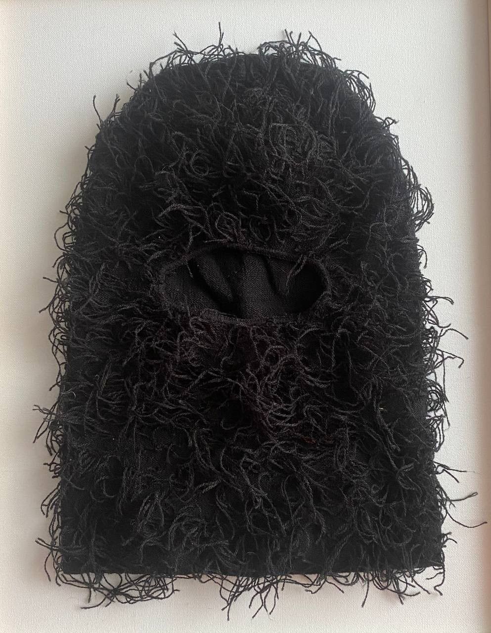 Japanese Brand DISTRESSED Black Y2k Opium BALACLAVA Hat Size ONE SIZE - 3 Thumbnail