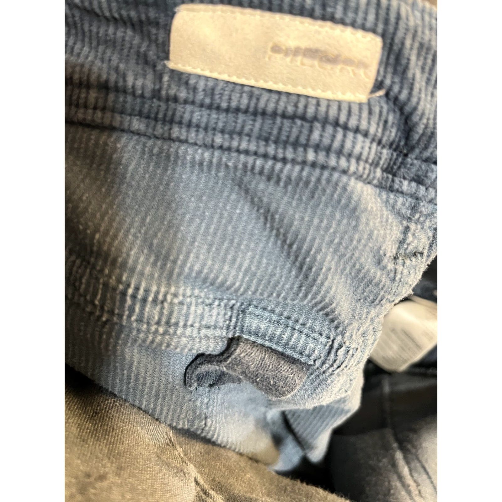 Anthropologie VINTAGE Anthropologie PILCRO CORDUROY JEANS DENIM BLUE SZ 27 Slim Boyfriend Crop Womens Jeans Stretch 90s Size 27" / US 4 / IT 40 - 5 Thumbnail