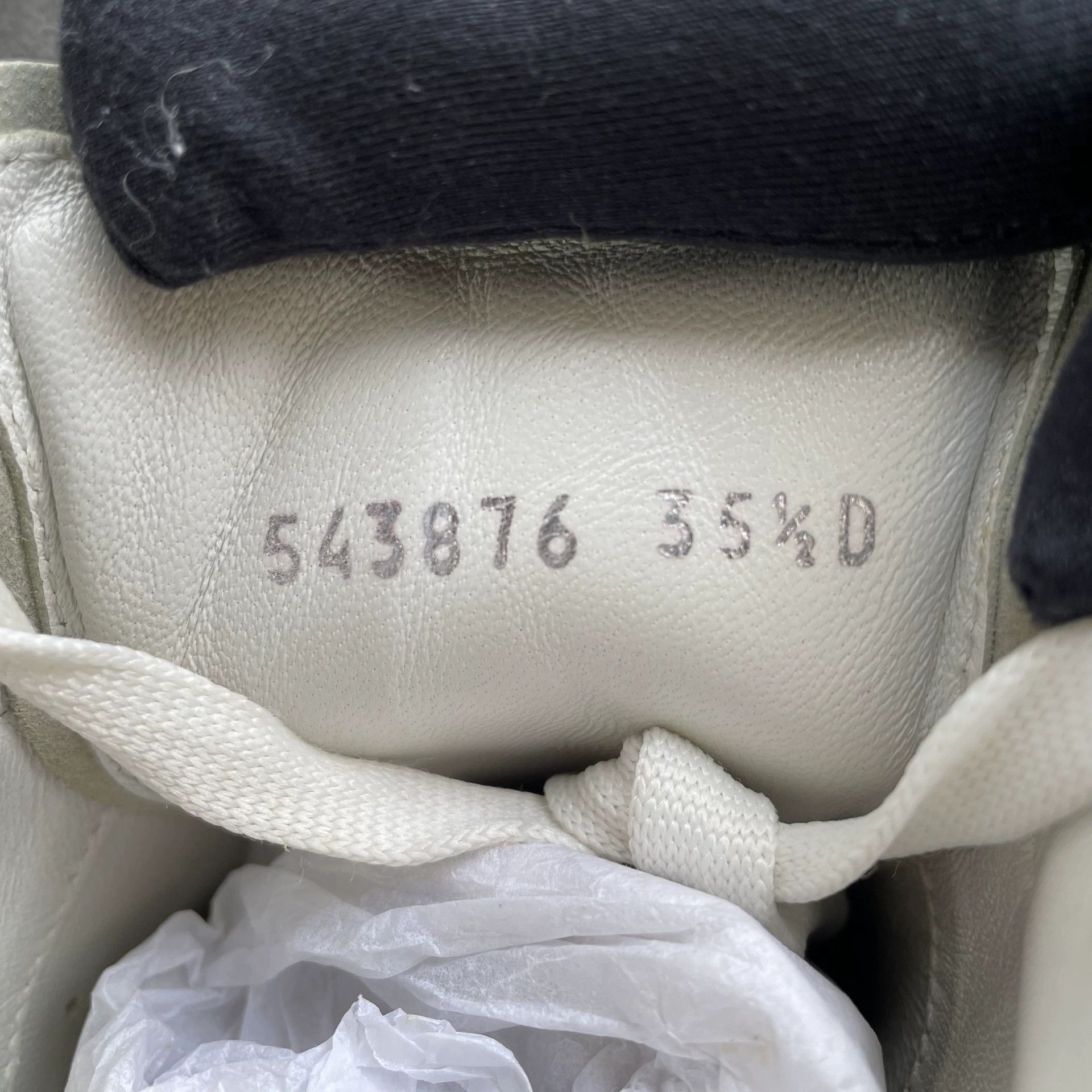 Alexander McQueen Alexander McQUEEN green sequin white sneakers 35.5 Size US 5 / IT 35 - 8 Thumbnail