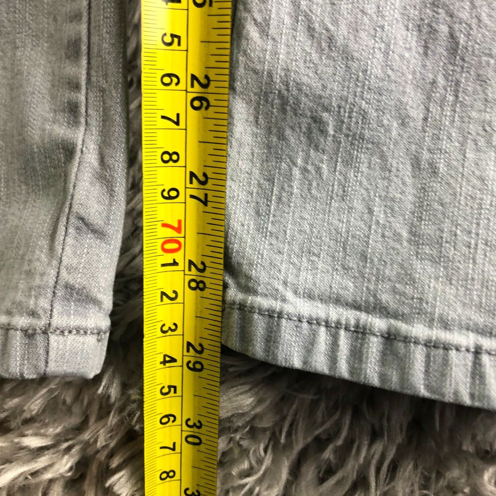 Carbon Project by Carbon Denim Womens Size 12 Mid Rise Skinny Gray Jeans Size 34" / US 12 / IT 48 - 3 Thumbnail