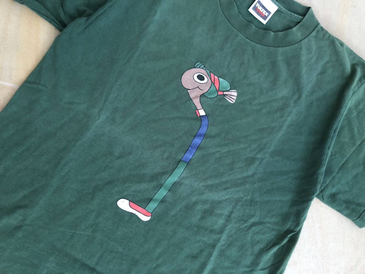 Hook-Ups VERY RARE BIRDHOUSE JEREMY KLEIN WORM PRINT SUN FADED TEE Size US L / EU 52-54 / 3 - 4 Thumbnail