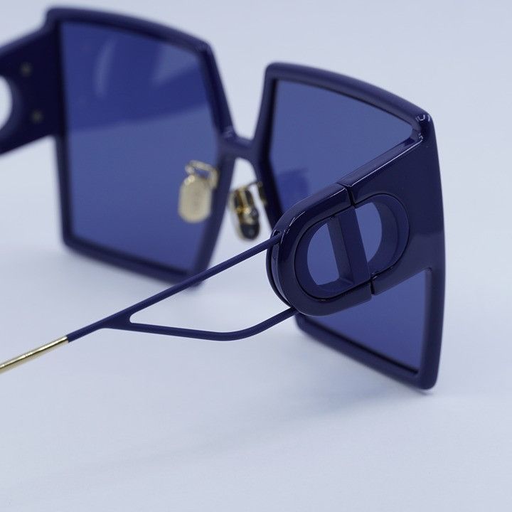 Dior Dior 30MONTAIGNE SU 30B0 Sunglasses - Blue Square Frame Size ONE SIZE - 8 Thumbnail