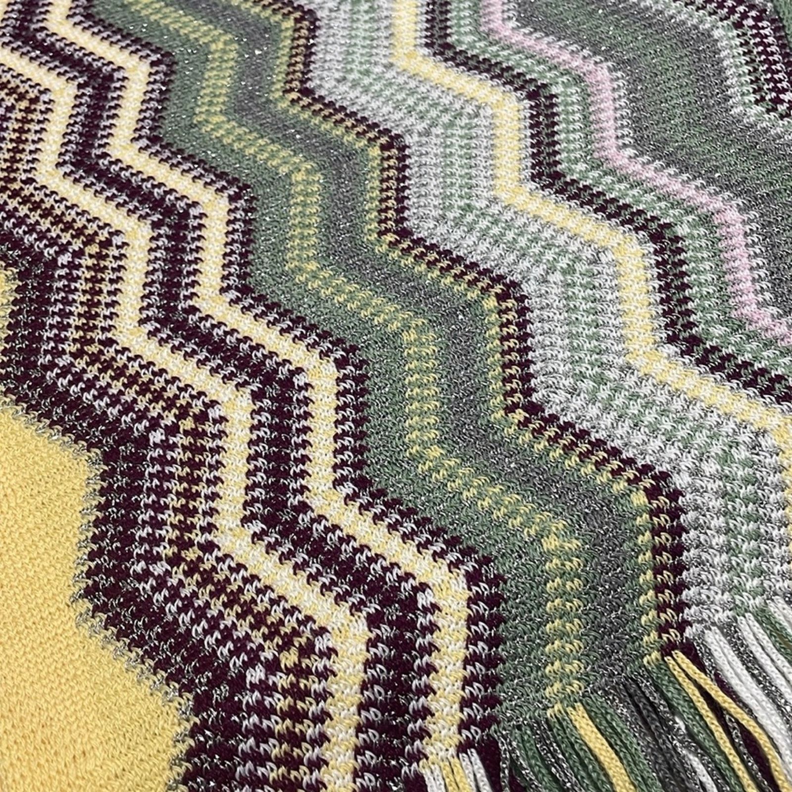 Missoni NWT MISSONI Wool Blend Oversized Scarf Size ONE SIZE - 4 Thumbnail