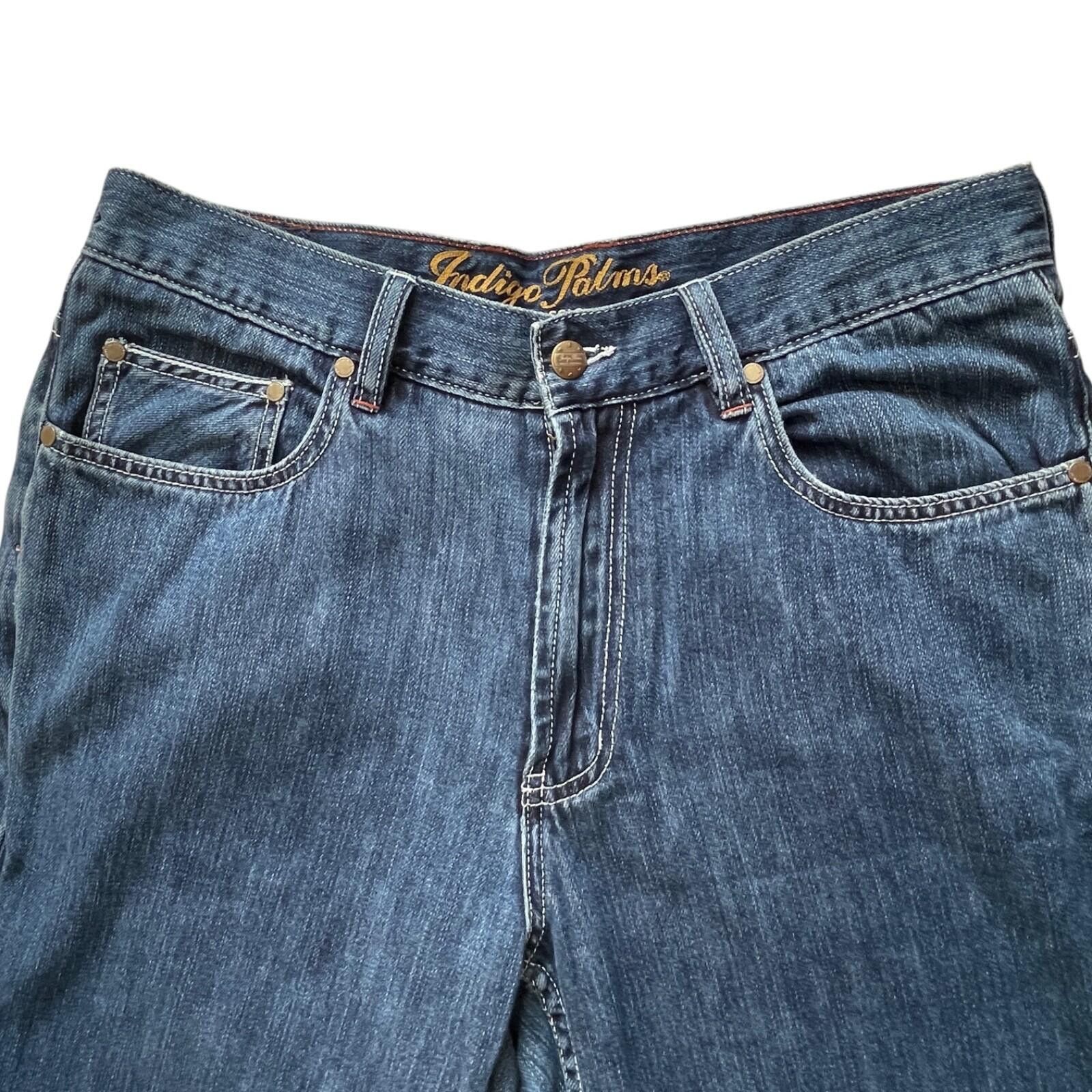 Indigo Palms Indigo Palms Jeans 34x34 Mens Classic Fit Blue Denim CLEAN! Size US 34 / EU 50 - 3 Thumbnail