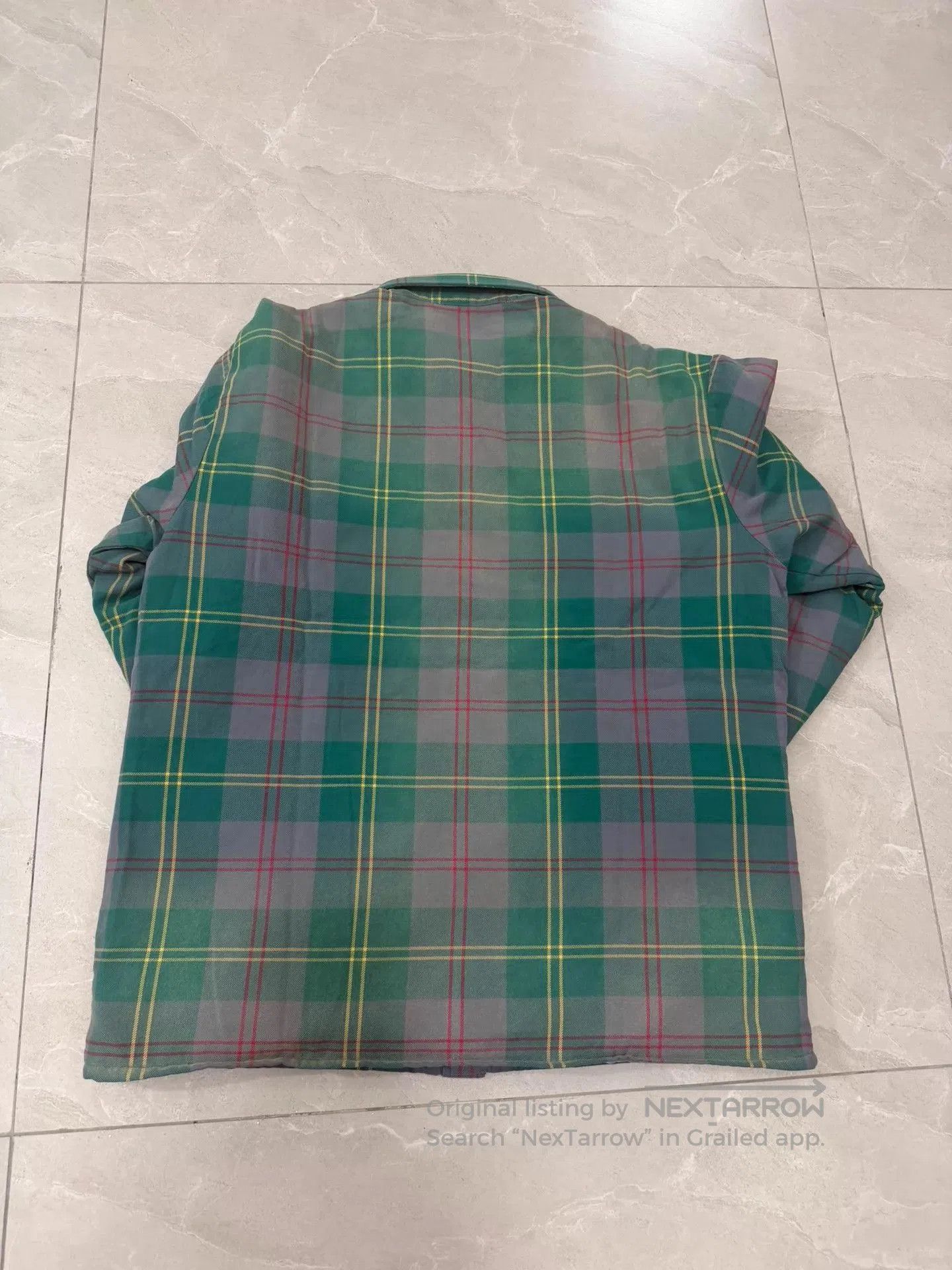 Supreme Green Plaid Long Sleeve Button-Up Shirt M. Size US M / EU 48-50 / 2 - 5 Thumbnail