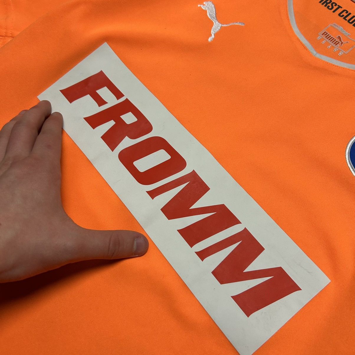 Puma Mens Puma Graphosser Zurich 2014 home orange soccer jersey Size US M / EU 48-50 / 2 - 6 Thumbnail