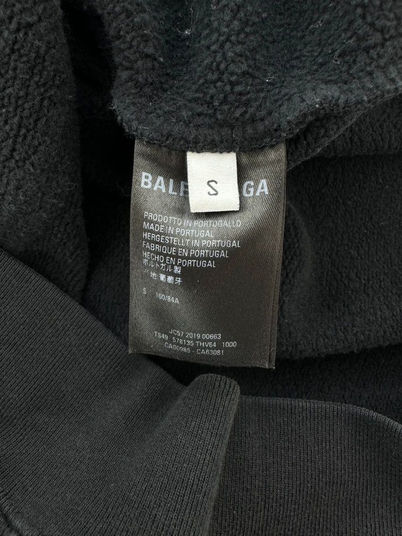 Balenciaga Balenciaga Black Eco Logo Sweatshirt Size US S / EU 44-46 / 1 - 7 Thumbnail
