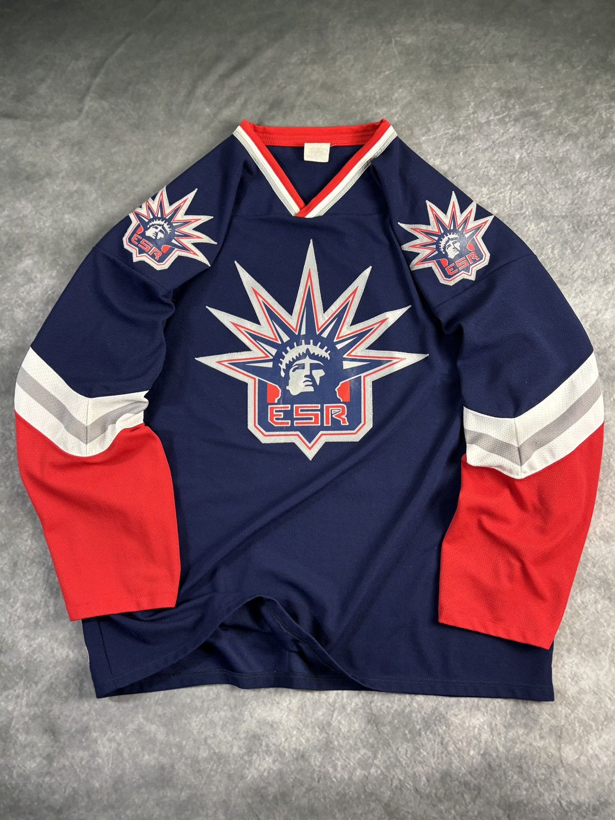 Vintage Vintage Hockey Jersey New York Beer League Patches NHL Sport Size US L / EU 52-54 / 3 - 1 Thumbnail