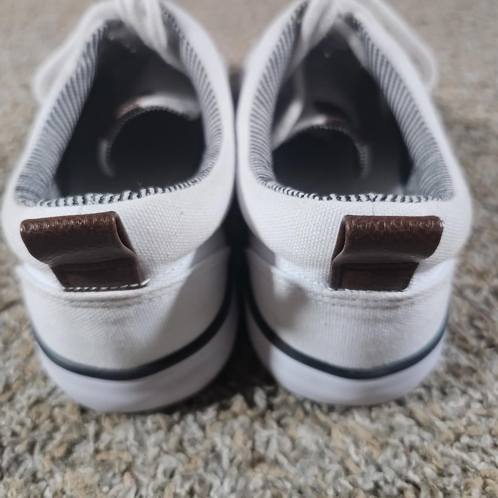 Other Goodfellow Casual Docksider Boat Shoes White Sz 7 Size US 7 / IT 37 - 6 Thumbnail