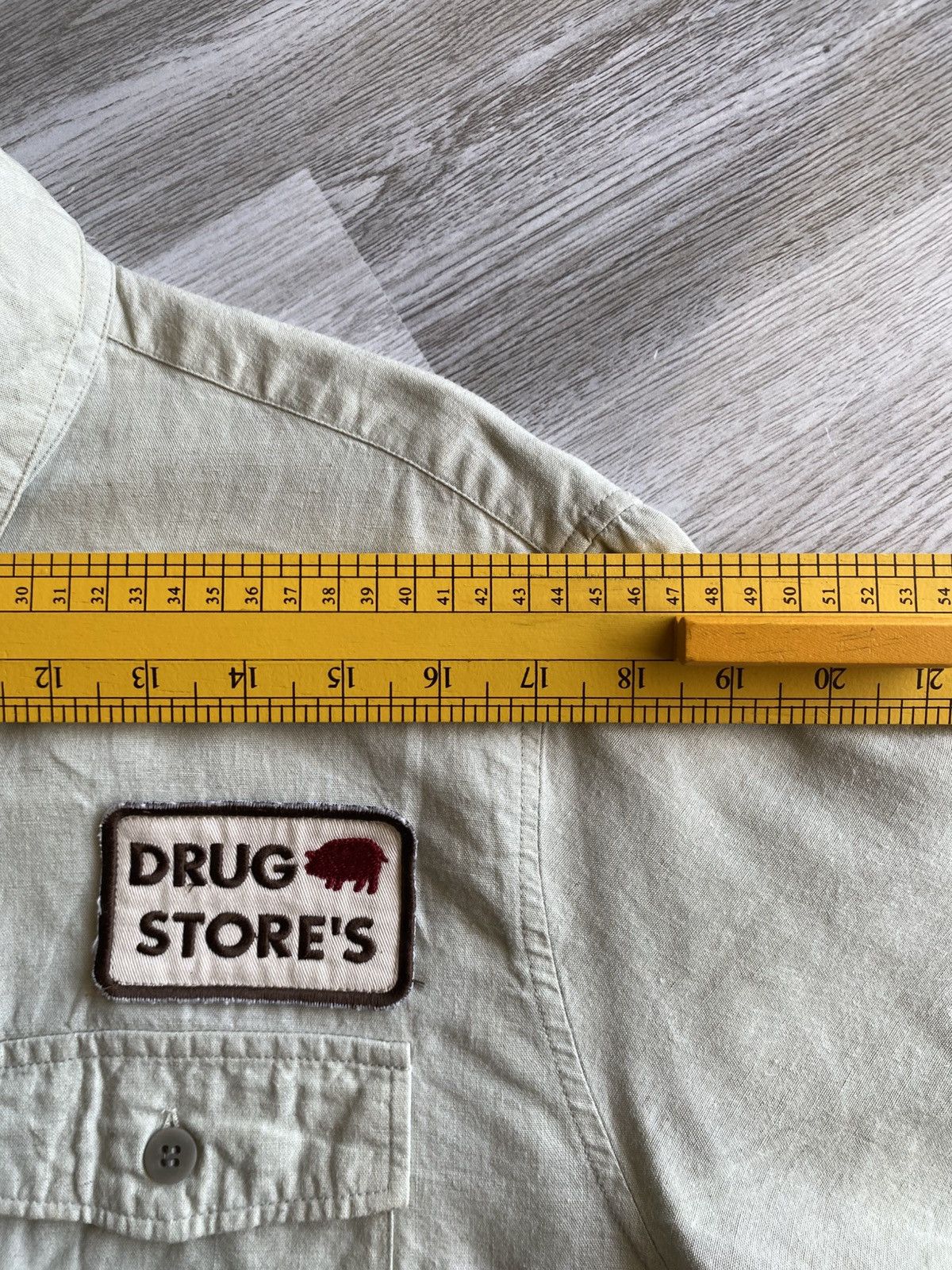 Japanese Brand Drug Store Button Up Shirt With Patches Size US M / EU 48-50 / 2 - 17 Thumbnail