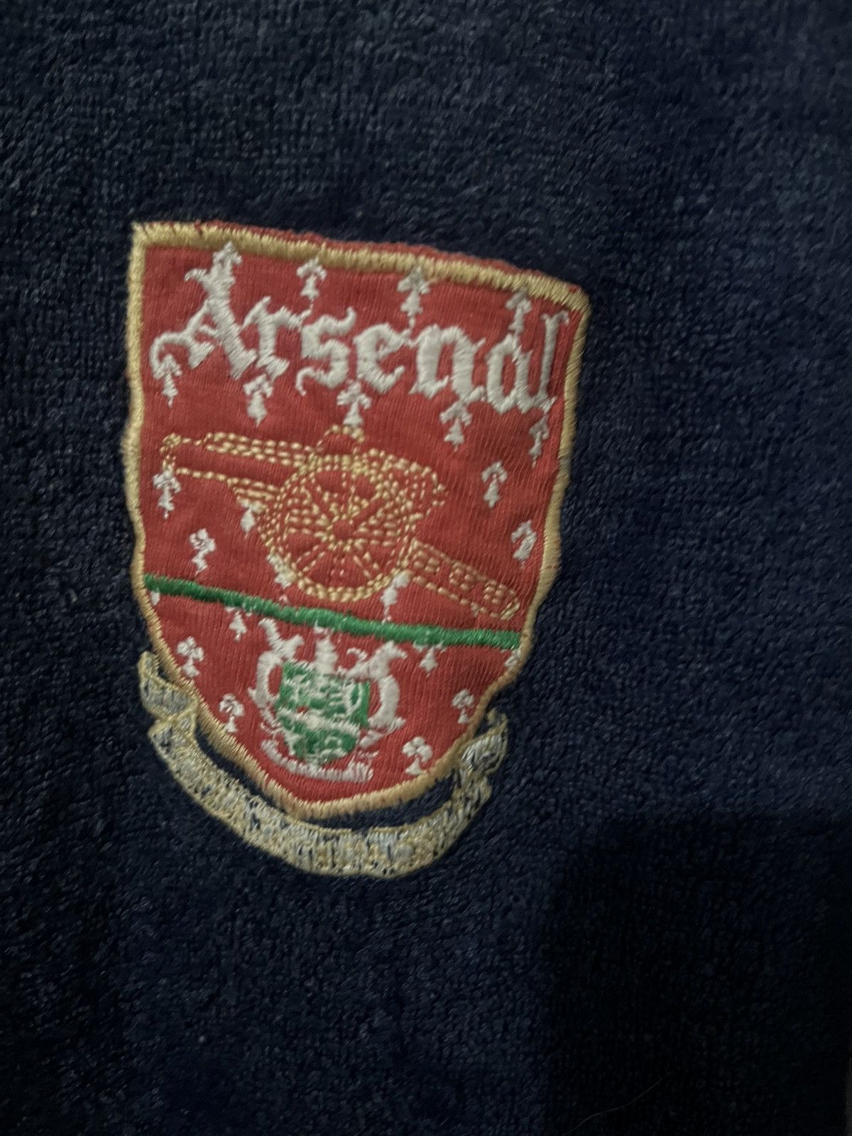 Japanese Brand Metre 80s Velvet Arsenal Logo Tee Vintage Size US L / EU 52-54 / 3 - 7 Thumbnail