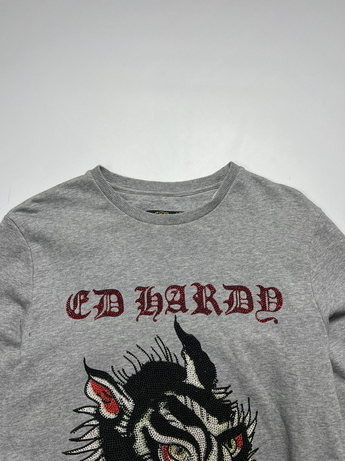 Ed Hardy Ed Hardy Big Bad Wolf Logo With Rhinestones Sweatshirt Size US S / EU 44-46 / 1 - 10 Thumbnail