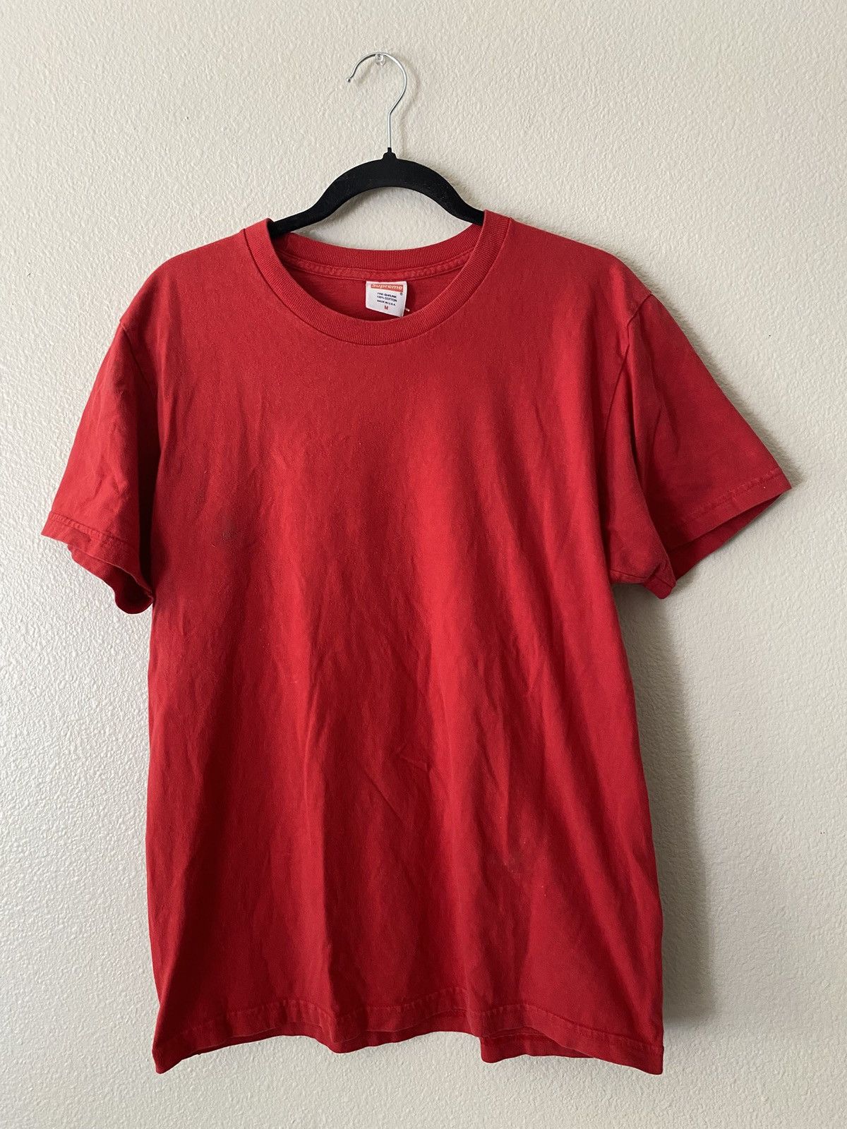 Supreme Supreme Spell-out Skyscraper Building Red T Shirt Size Med Size US M / EU 48-50 / 2 - 3 Thumbnail