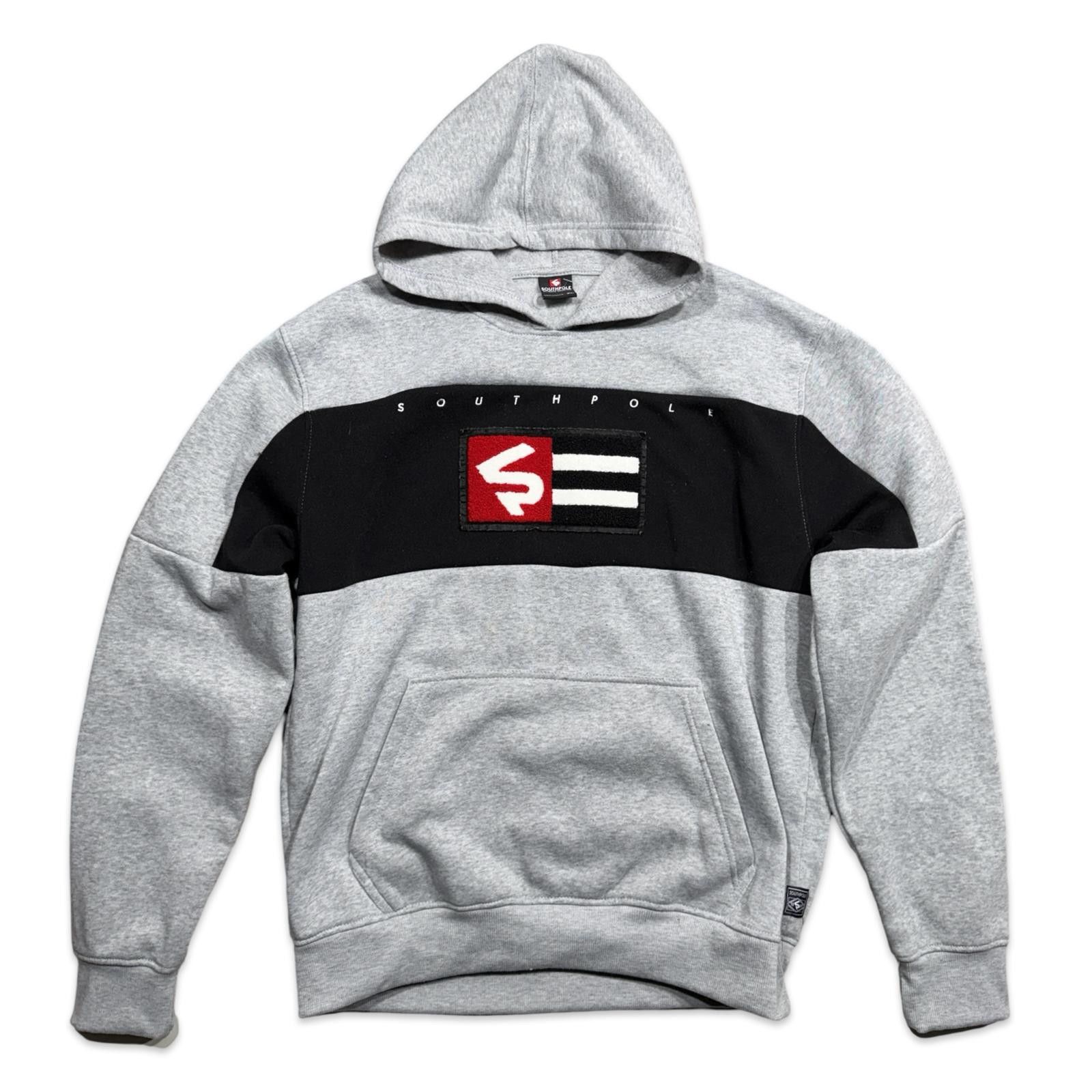 Southpole Southpole Gray Colorblock Logo Hoodie Size US XL / EU 56 / 4 - 1 Thumbnail