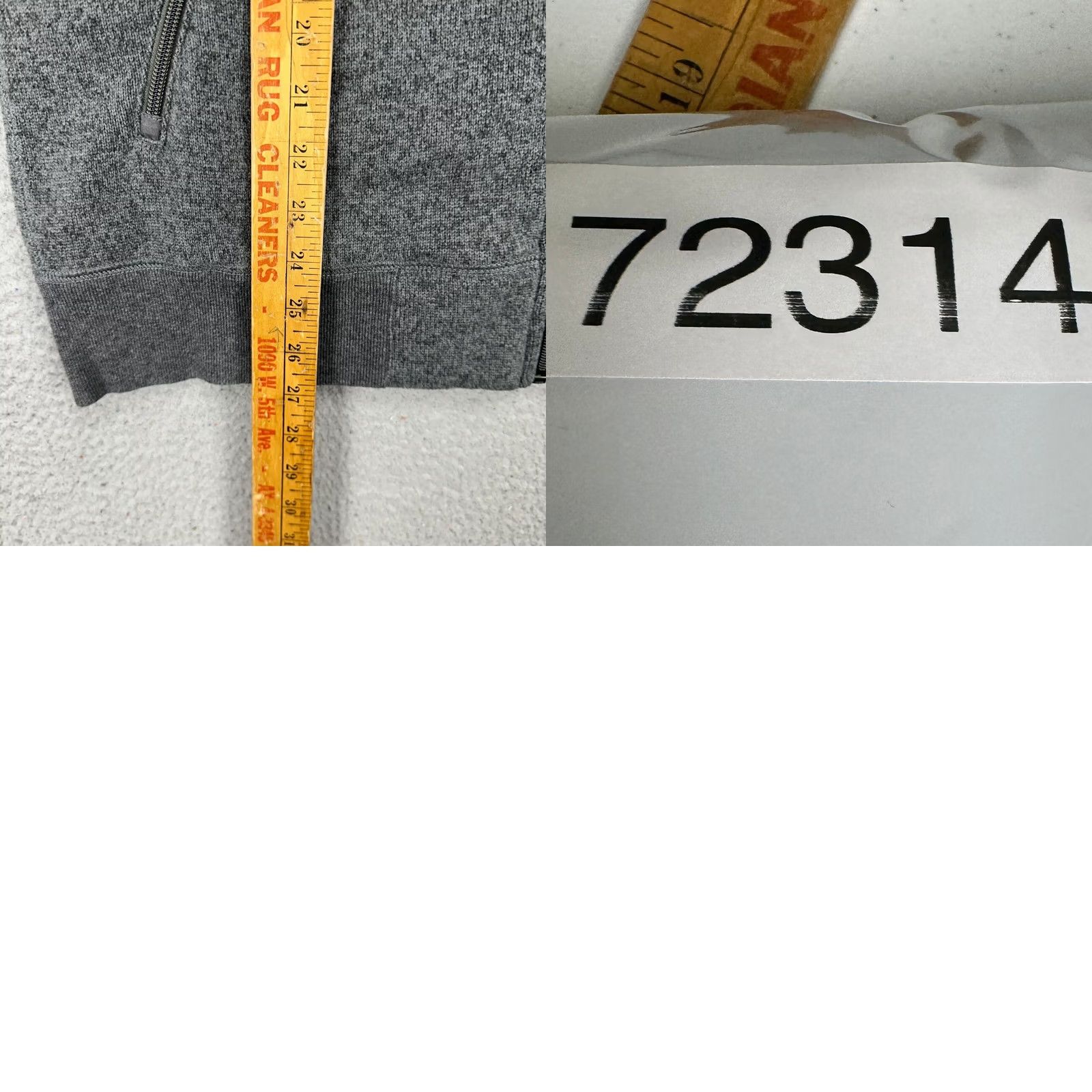 J.Crew J.CREW Mens Vest Full Zip Fleece Mock Neck Gray Outdoor Casual Walking Pocket Size M Size US M / EU 48-50 / 2 - 8 Thumbnail