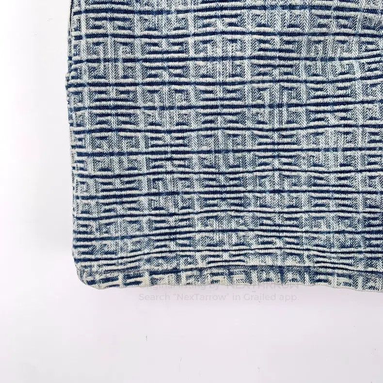 Givenchy Givenchy Light Blue Logo Monogram Cotton Casual Denim Skir Size 37" - 4 Thumbnail