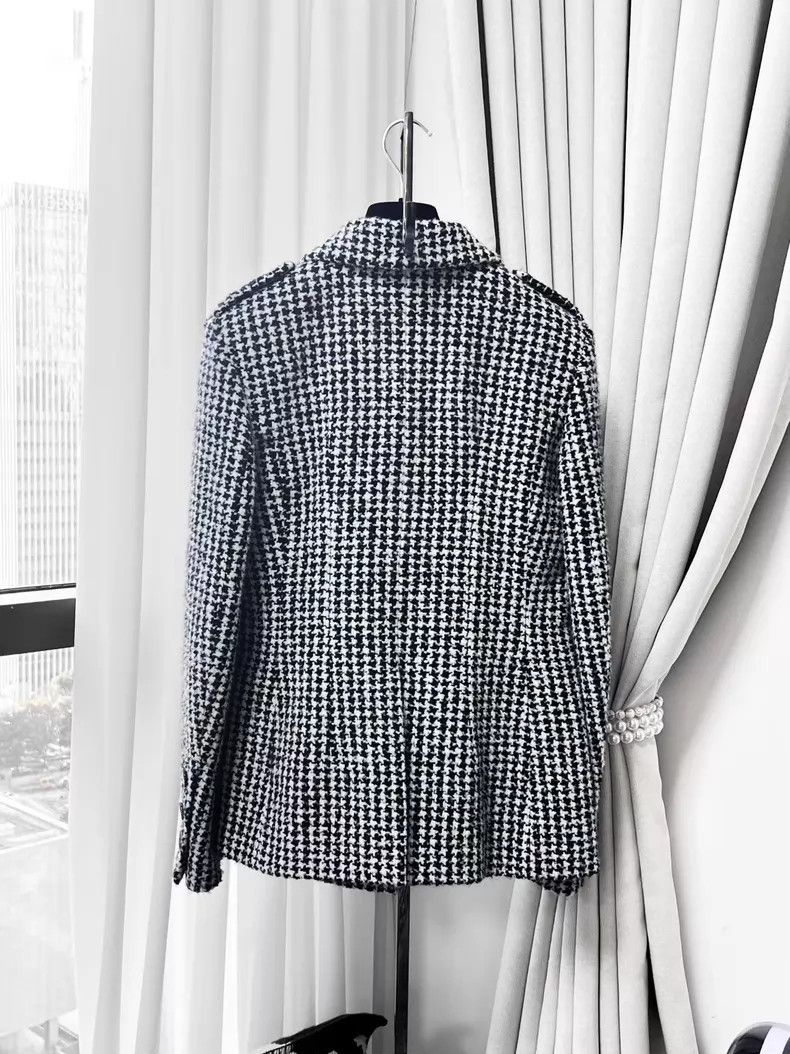 Chanel Chanel Two-pocket tweed coat with a thousand birds Size XS / US 0-2 / IT 36-38 - 3 Thumbnail