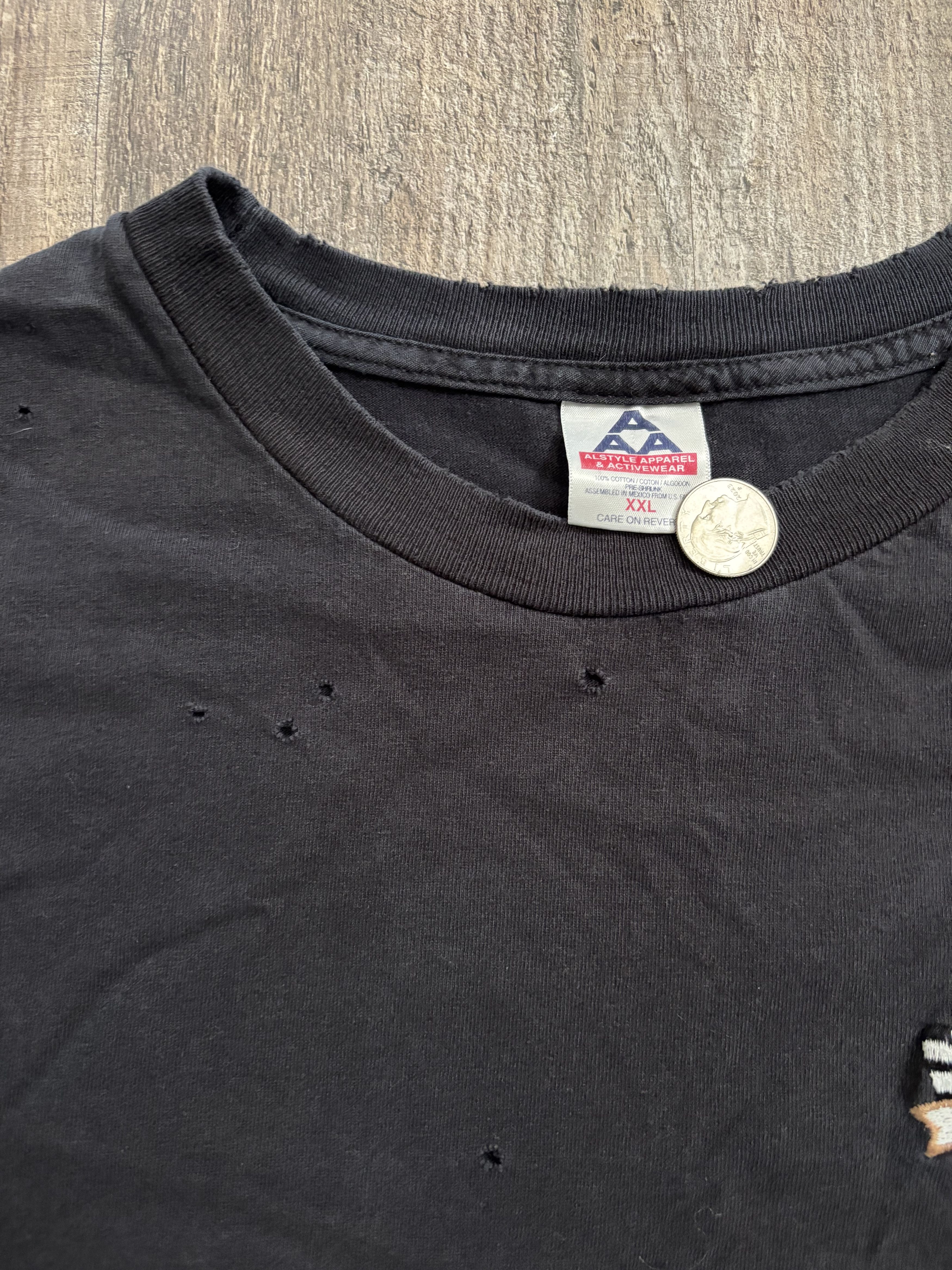 Alstyle Vintage 2000 Cracker Barrel 500 Distressed Tee Shirt Faded Size US XXL / EU 58 / 5 - 3 Thumbnail
