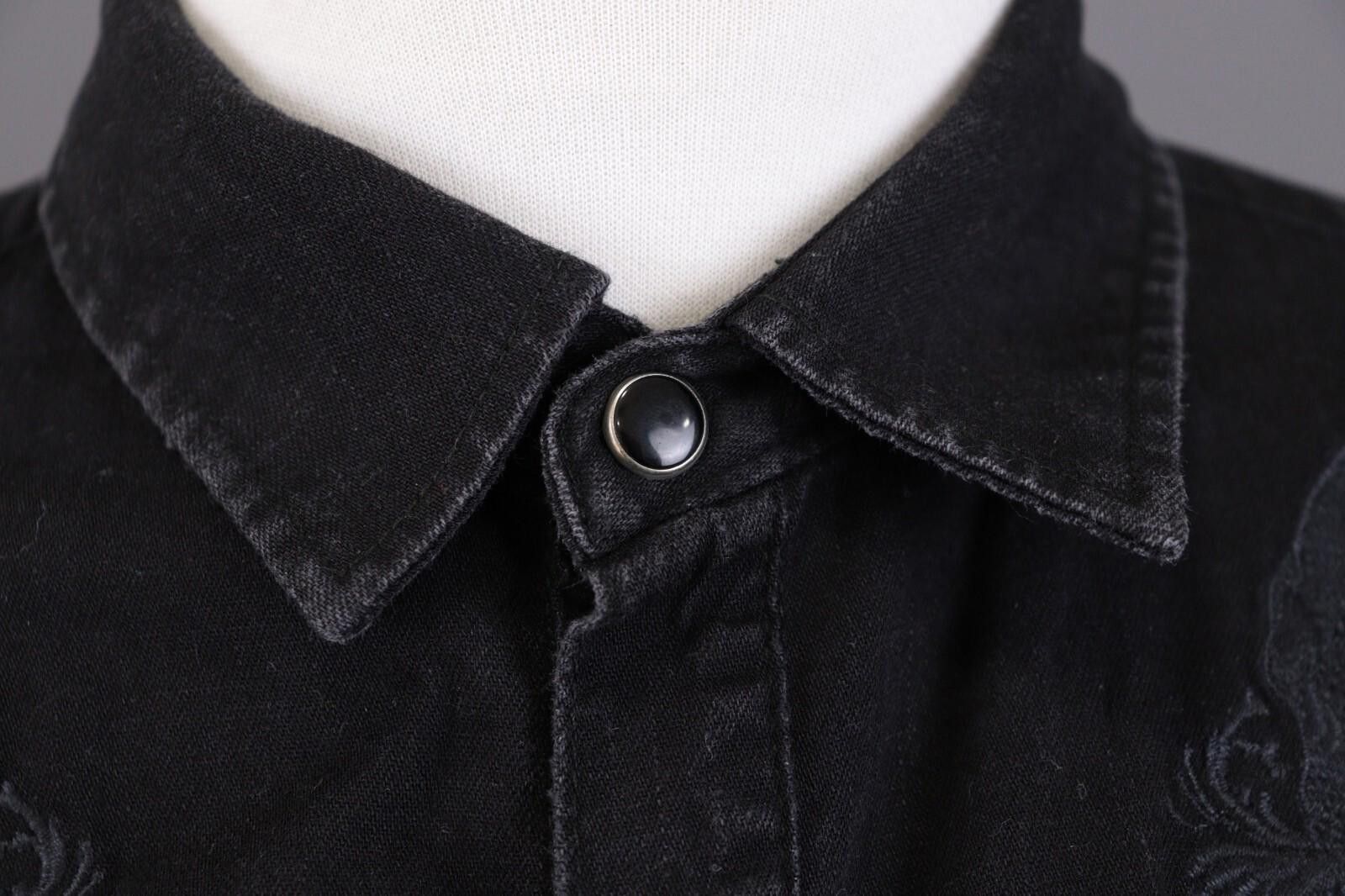 The Kooples The Kooples Paris Black Skool Button Down Shirt Size 1 / S Size M / US 6-8 / IT 42-44 - 5 Thumbnail