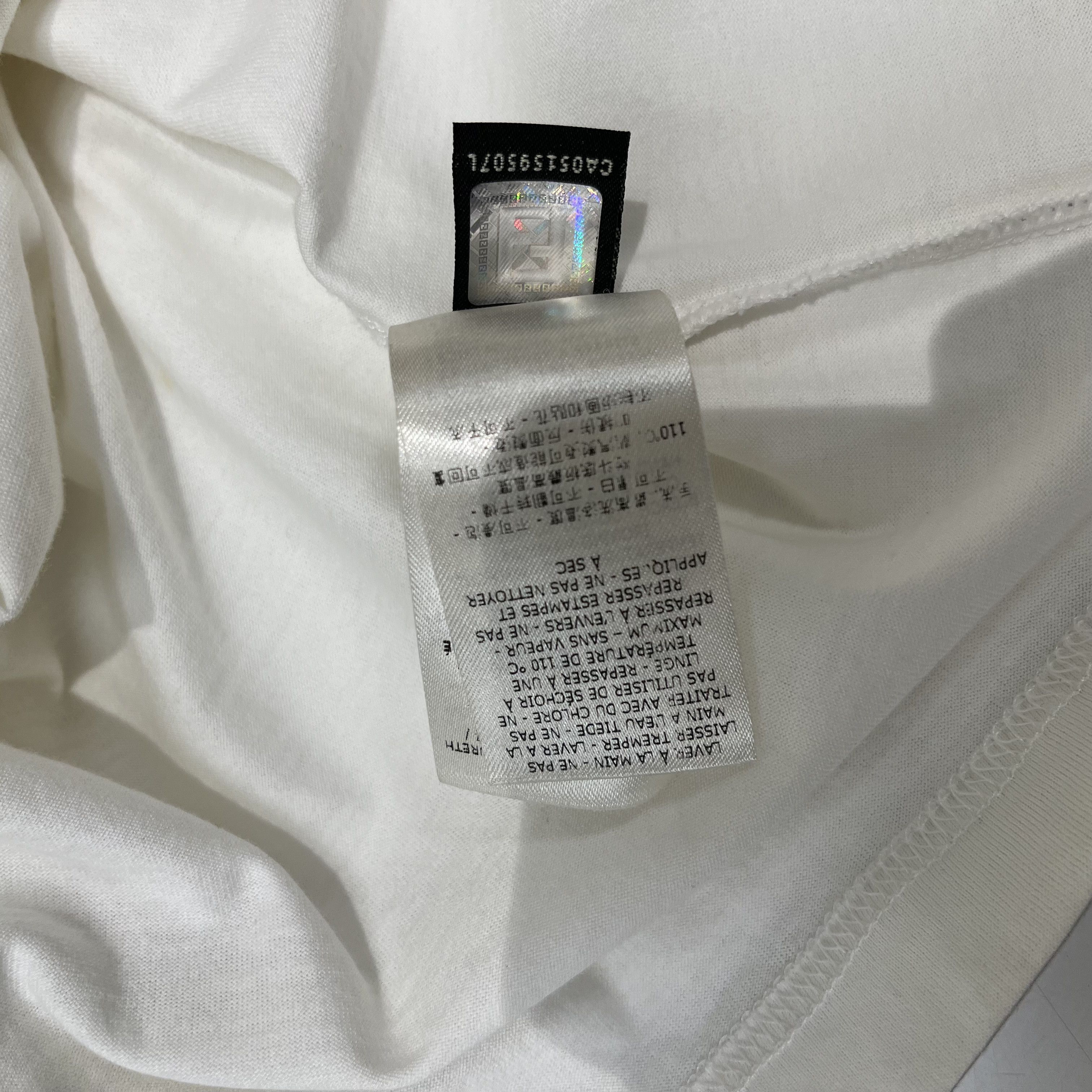 Fendi Fendi Tee White Size US L / EU 52-54 / 3 - 8 Thumbnail