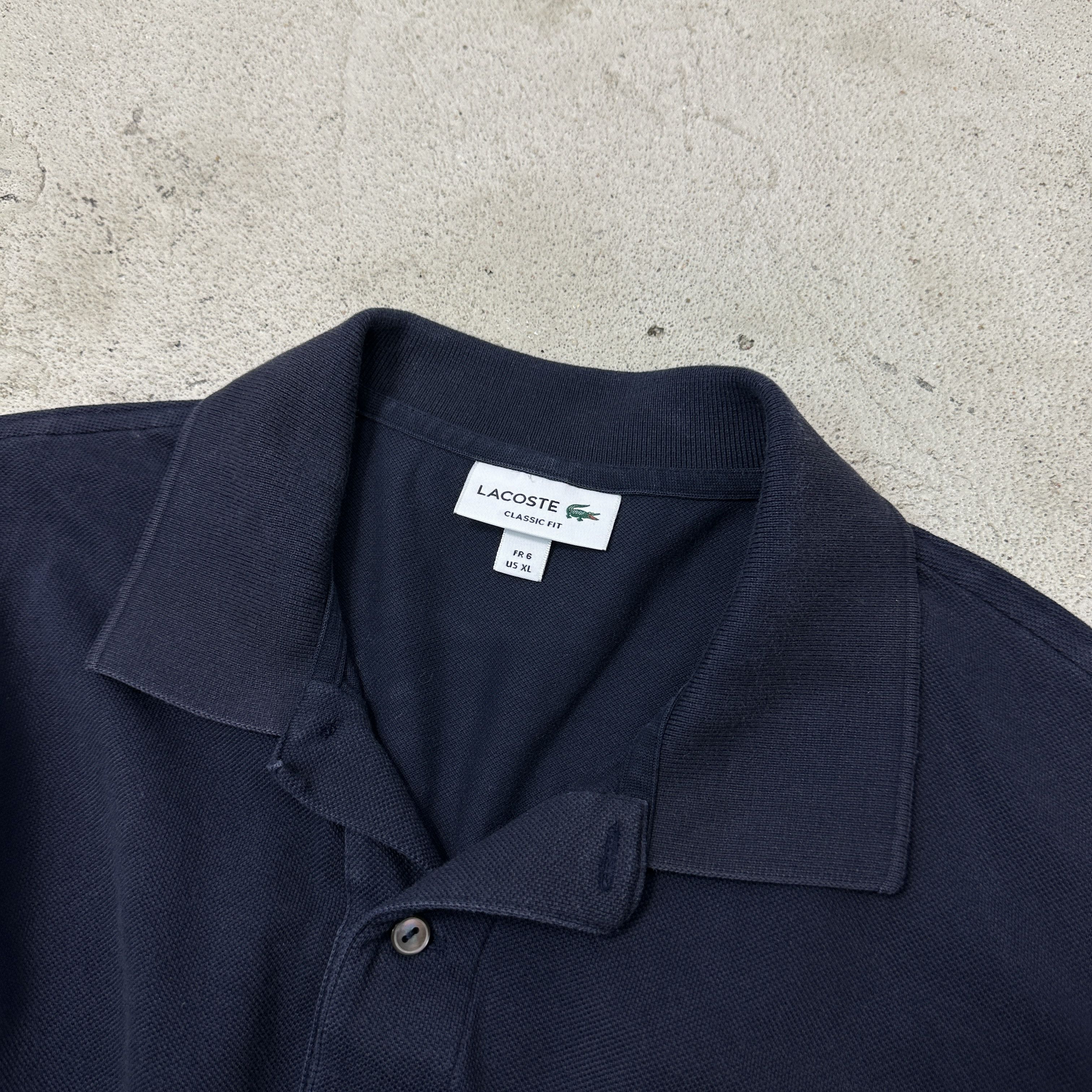 Lacoste Vintage Sporty Streetwear Lacoste Polo T-shirt Y2K Size US XL / EU 56 / 4 - 3 Thumbnail